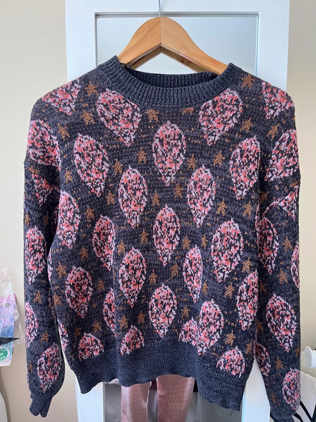 Sweater Umbrale Be estampado gris/rosado — foto 1