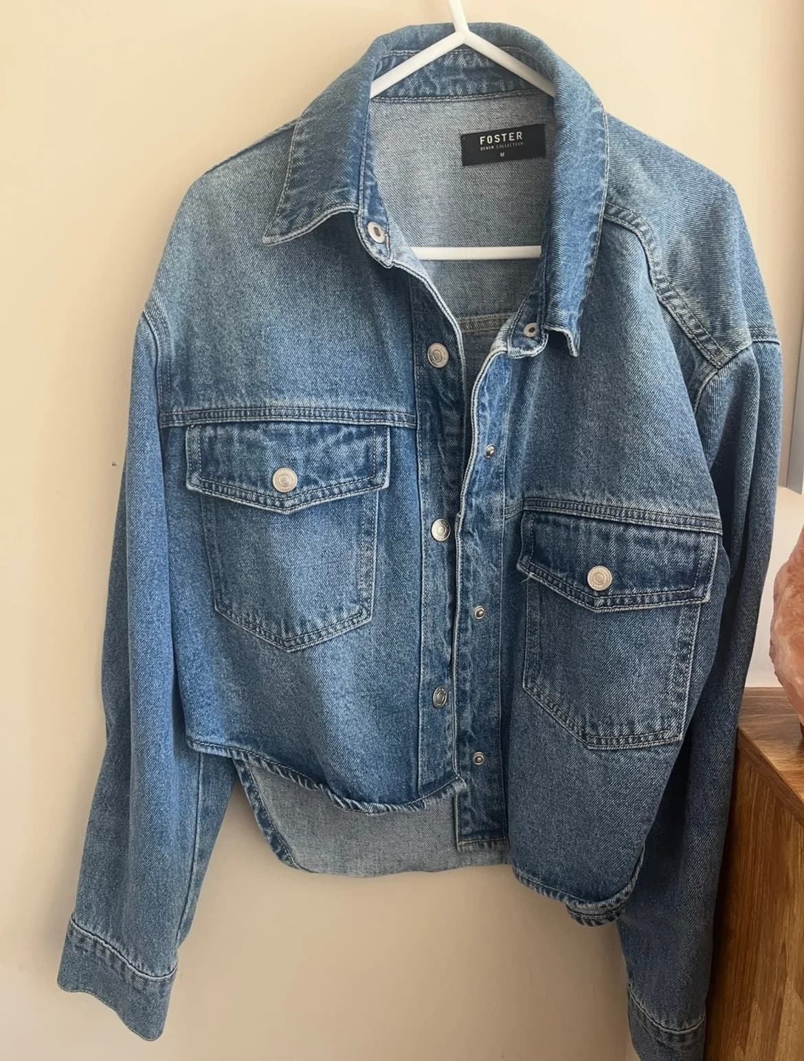 Usado por Bárbara Videla Pizarro, Chaqueta denim Foster, talla M