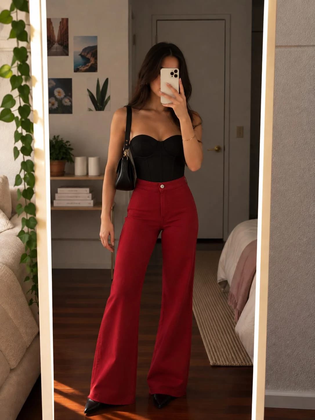 Pantalón flare Bershka — foto 1
