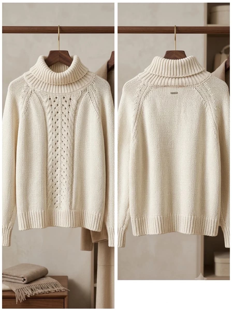 Usado por Sandra Elivet Muñoz Arriagada, Sweater Raindoor Blanco , talla S, M