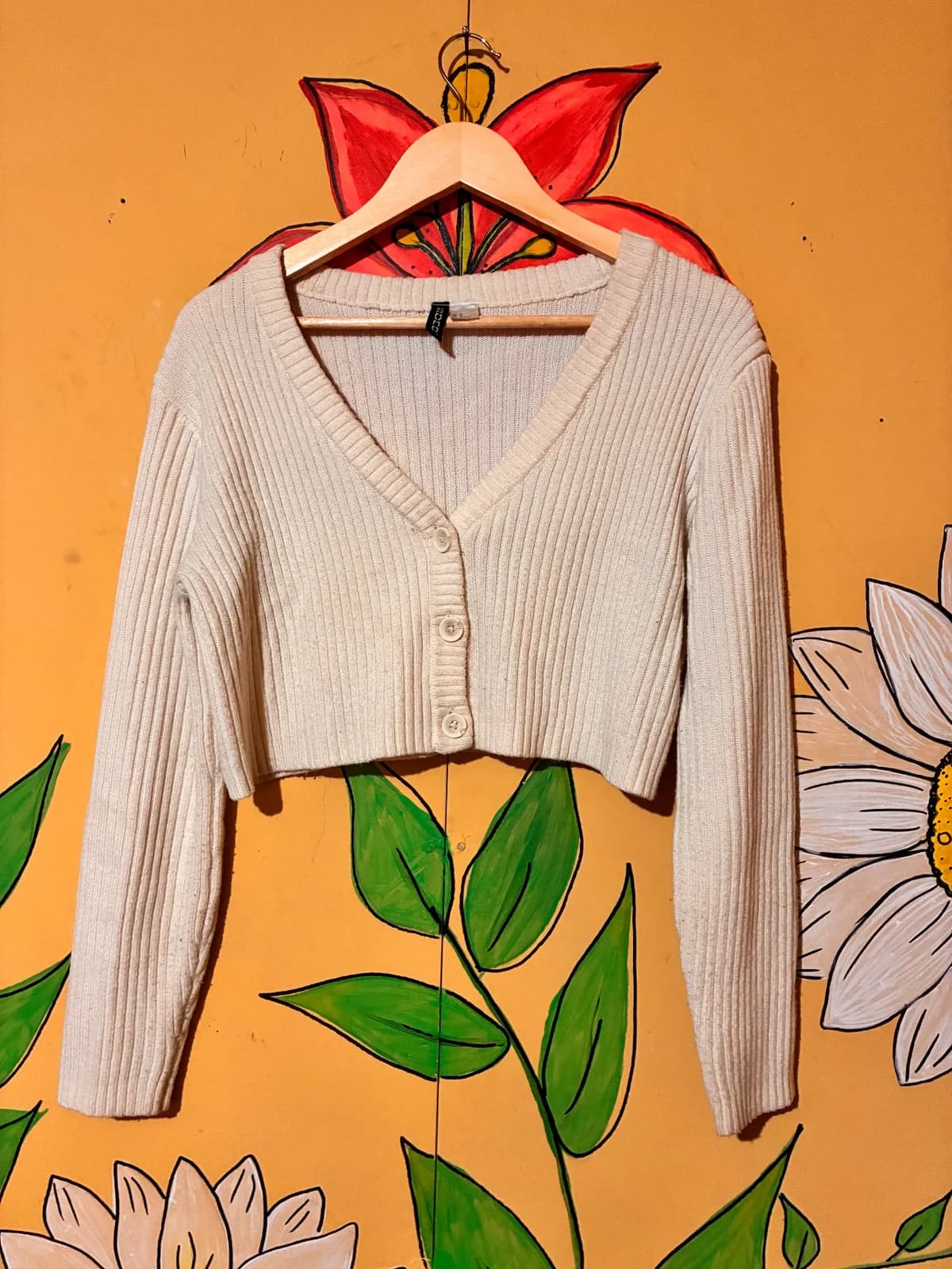 Usado por Vanessa Alexandra Ramos Oro, Cardigan chaleco corto , talla M