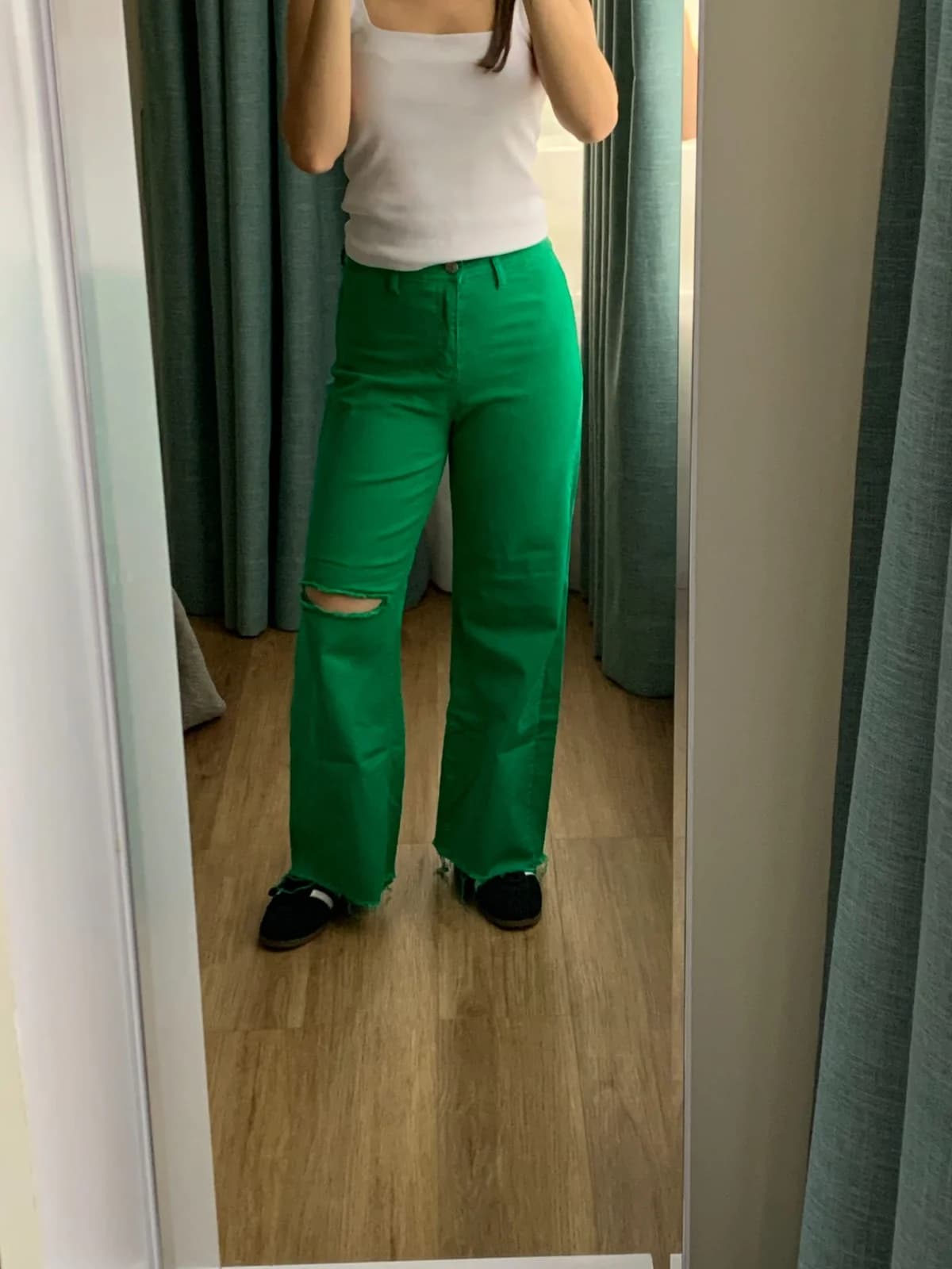 Usado por Victoria Bascuñán, Pantalones Wide Leg , talla 34