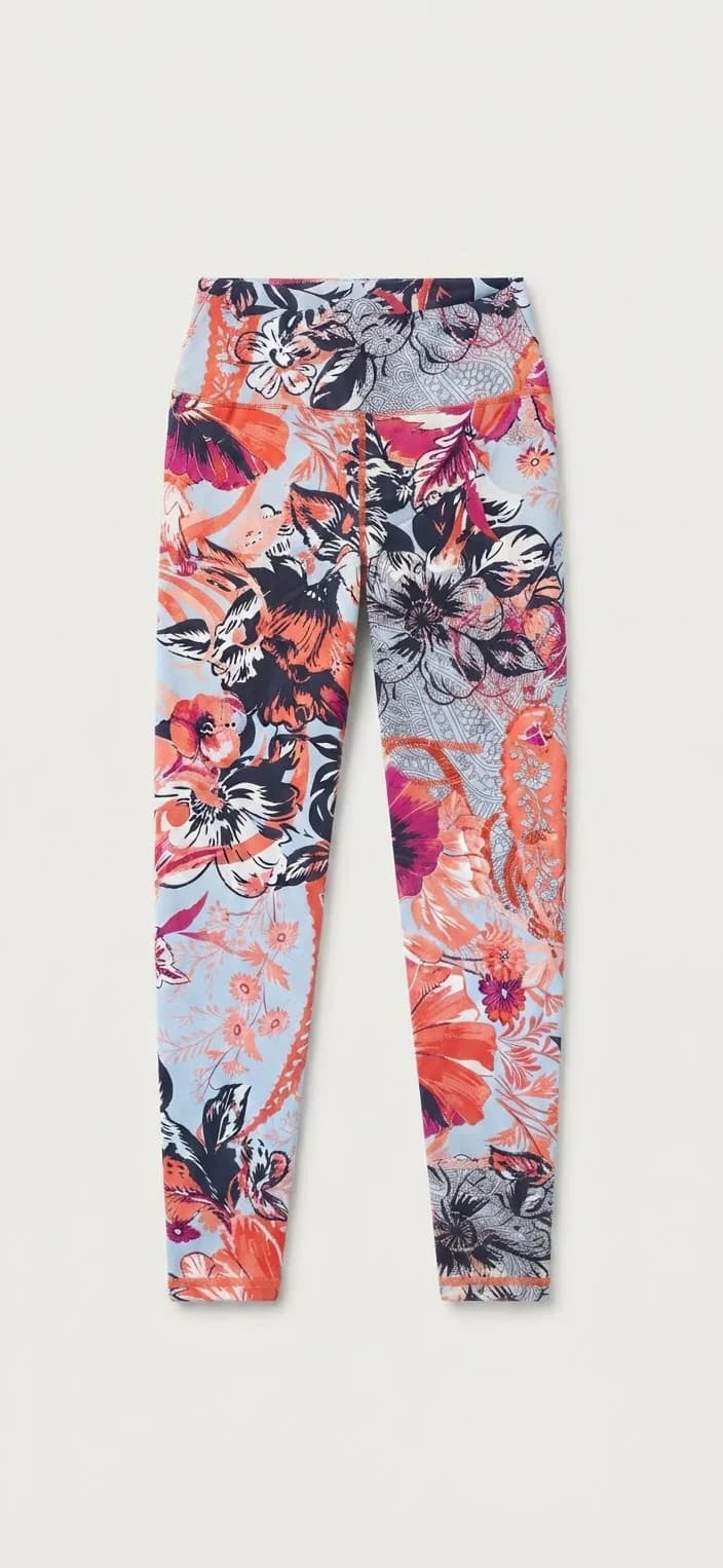 Usado por Magdalena astudillo, Patas 7/8 Mali con diseño, talla S
