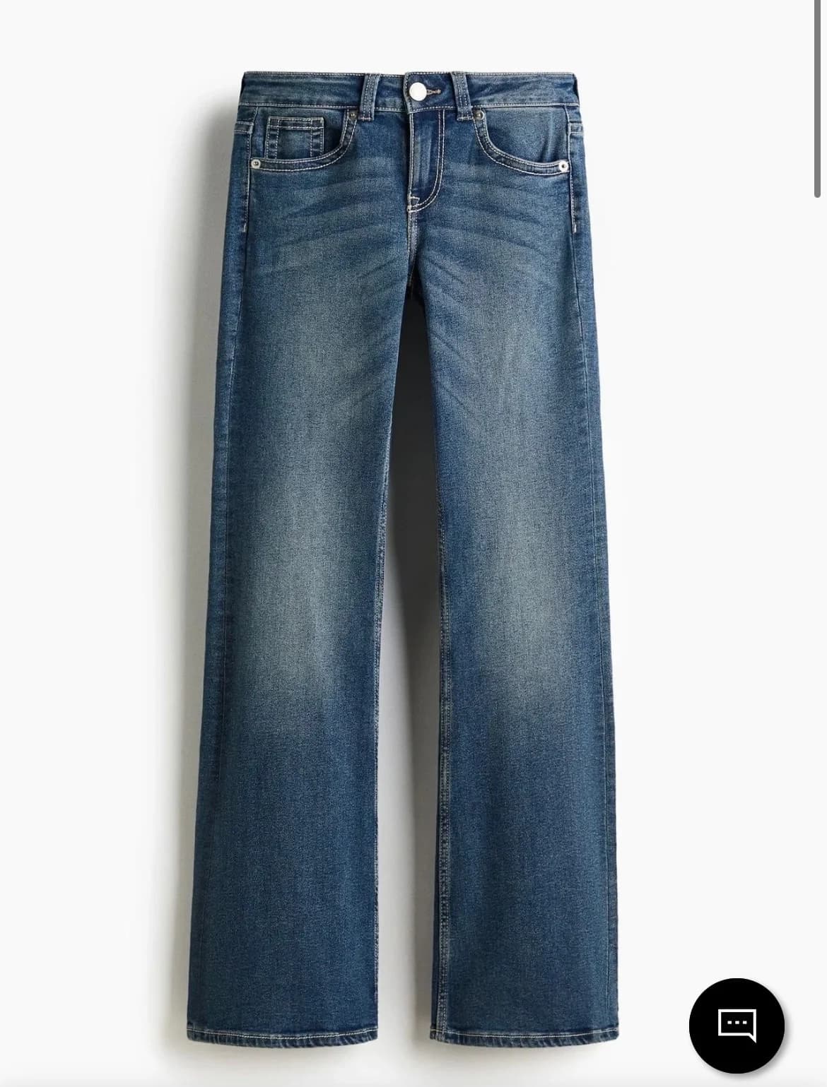 Usado por Josefina Esparza , Jeans Flared Low talla 40, talla 40