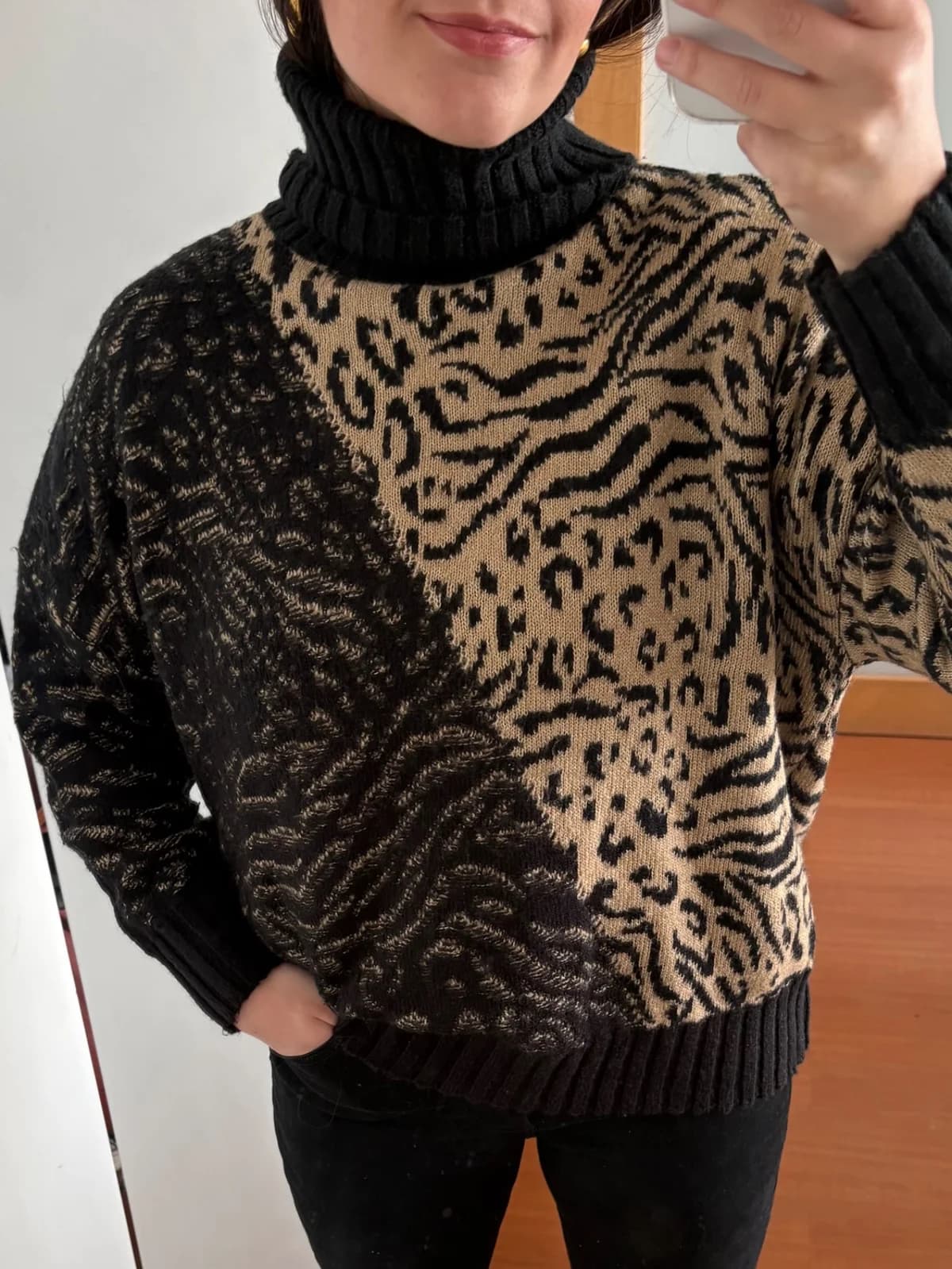 Usado por Isidora Baxter, Chaleco Americanino, talla L