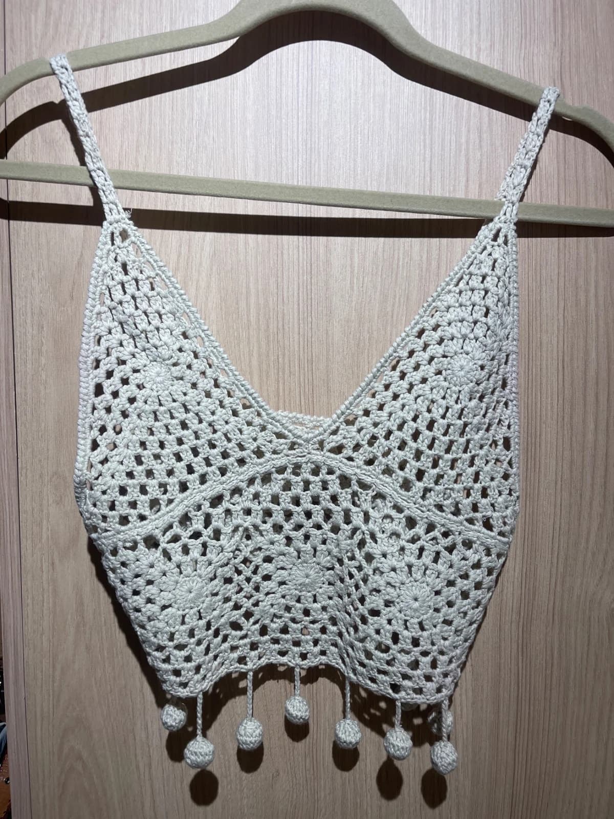 Top Blanco de Crochet — foto 1