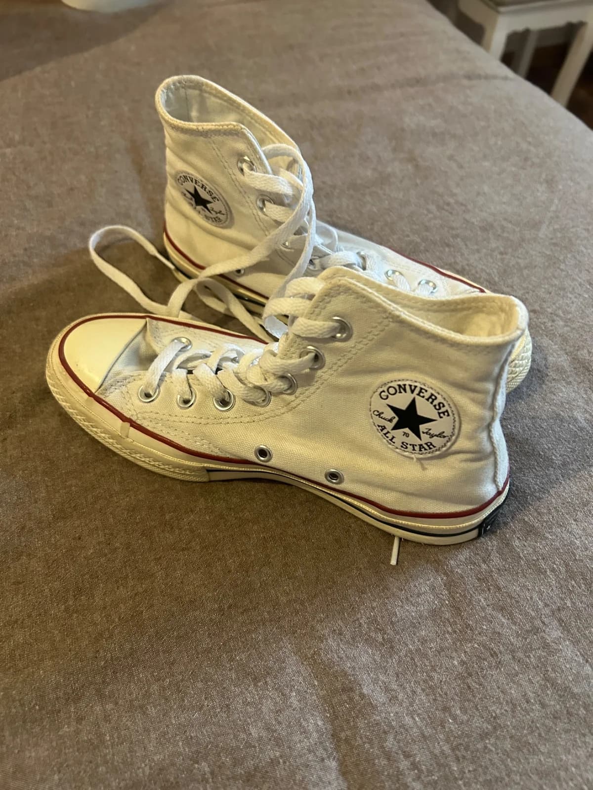 zapatillas converse blancas — foto 1