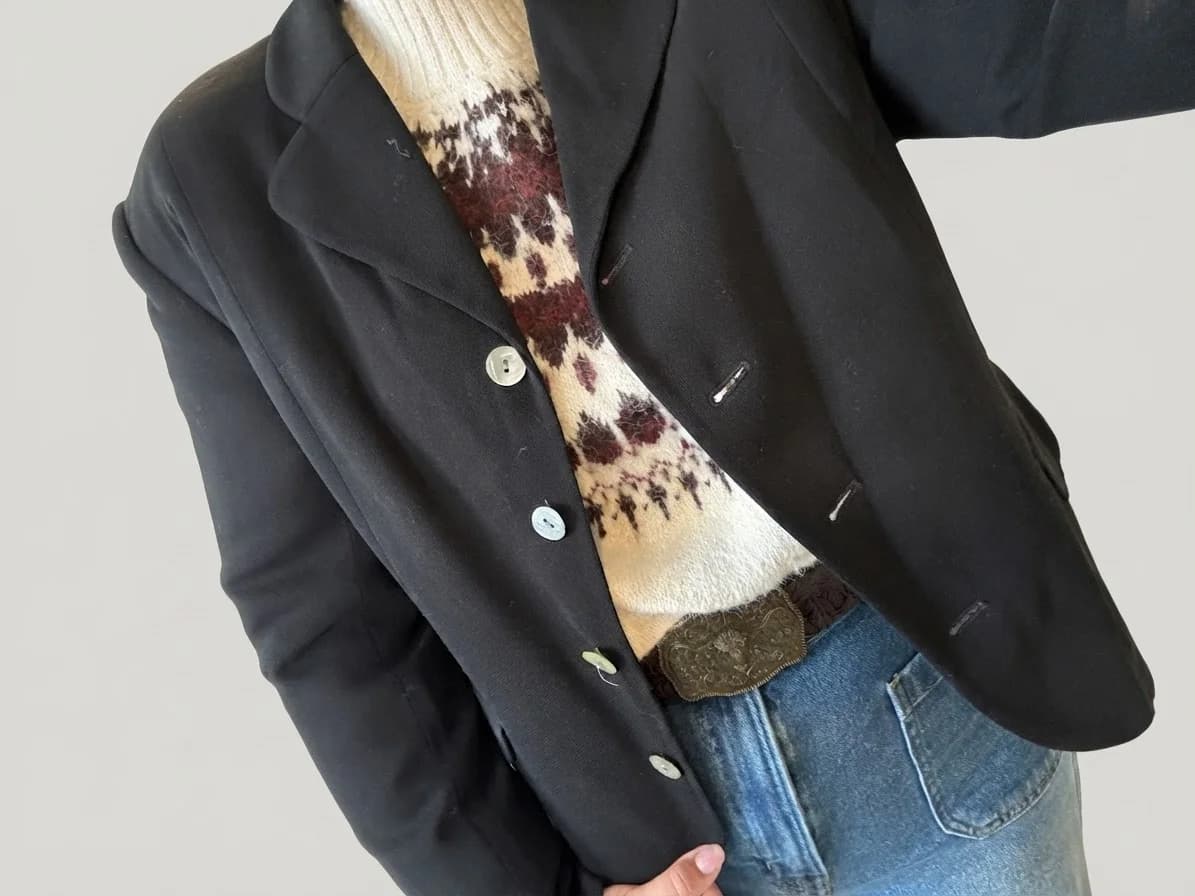 Usado por Marjorie Tapia, Blazer corto M , talla M