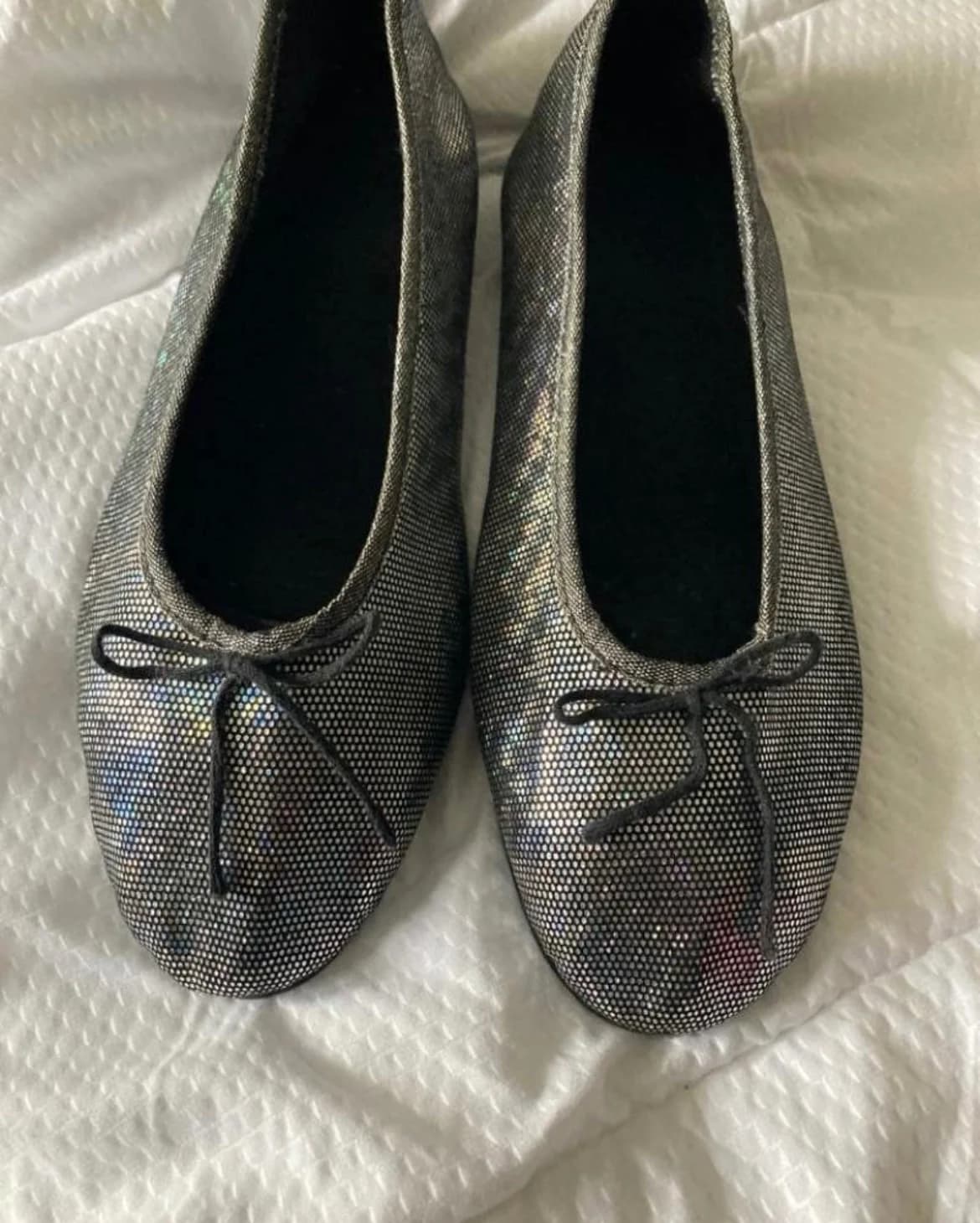 Usado por Vale.!! , Bailarinas tornasol , talla Talla 40