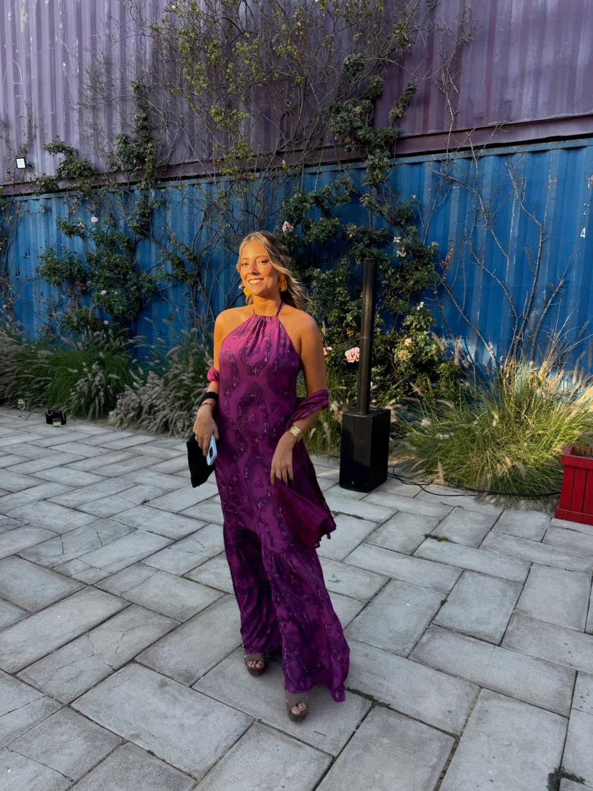 Usado por Elisa Picó, Vestido ROCA Morado, talla S/M