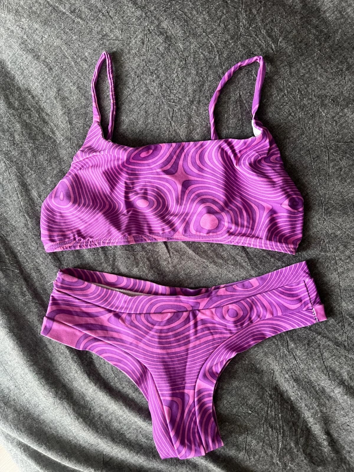Usado por Danae Haase, Bikini Conjunto Jose Herrera, talla XS/S