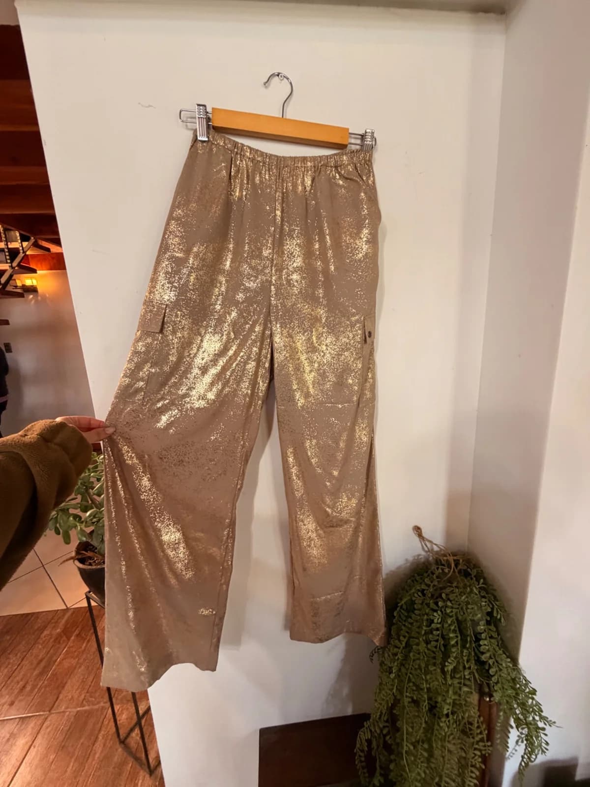 Usado por Valentina Palacios, Pantalón Raindoor Nuevo, talla Xs-S