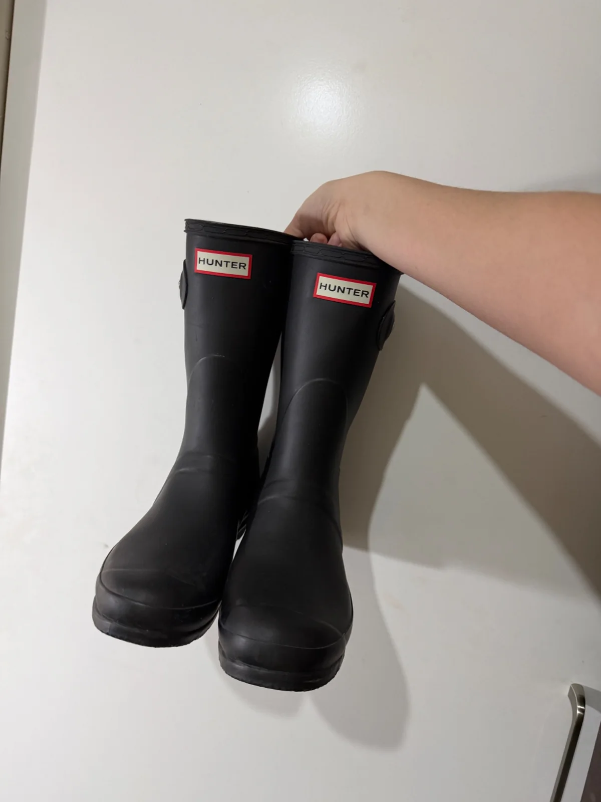 Usado por brita saez, botas hunter , talla 38