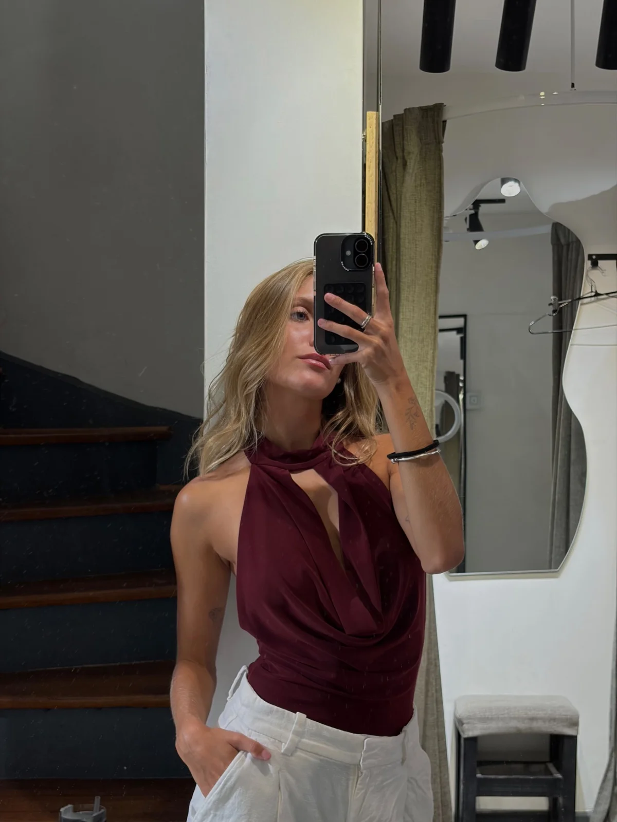 Top Halter Café Siete Mares NUEVO — foto 1