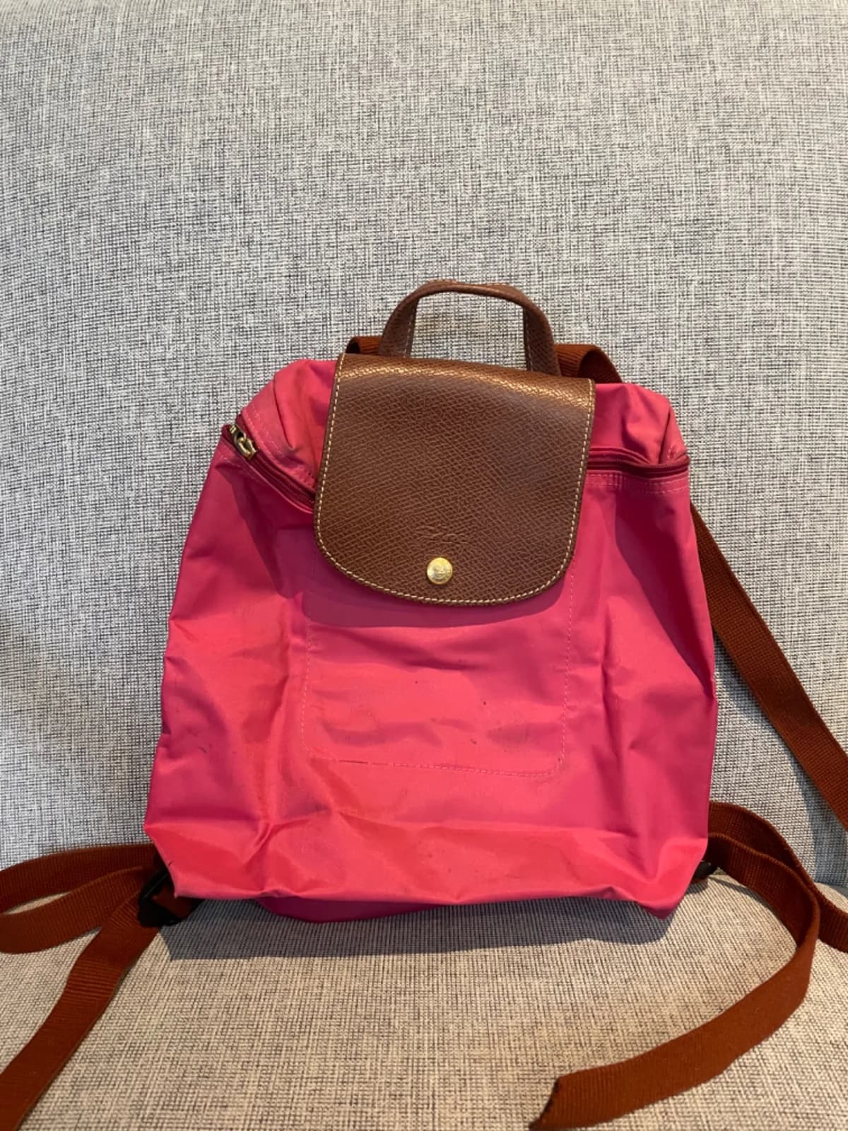 Mochila longchamp rosada — foto 1