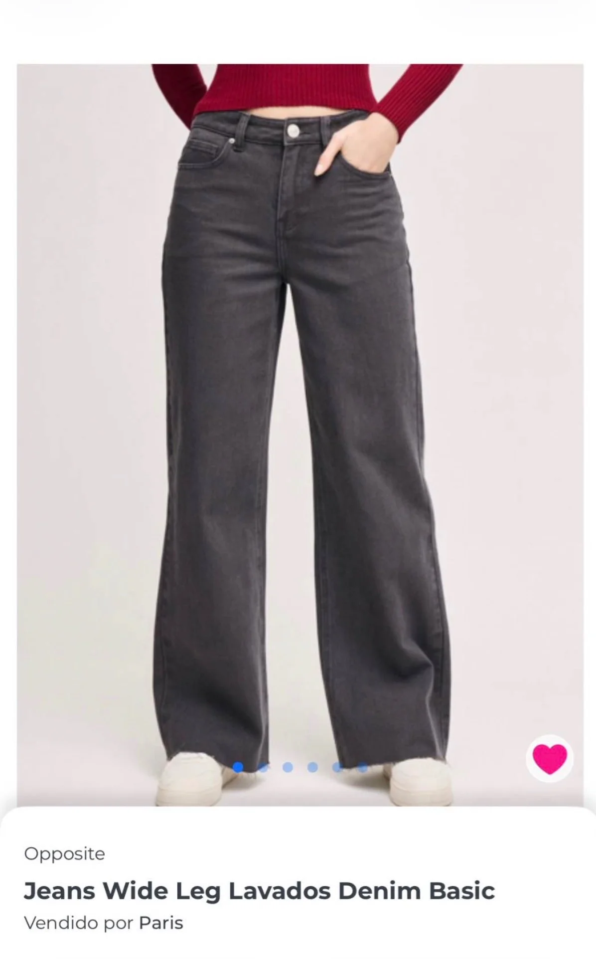 Jeans gris opposite — foto 1