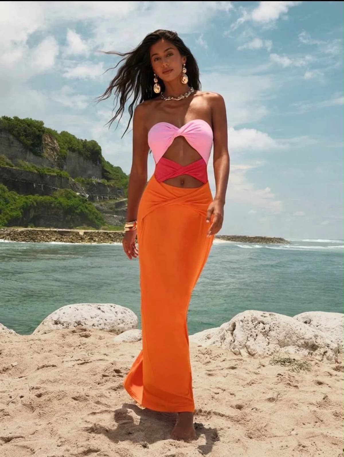 Usado por Popi closet, vestido de verano, talla S