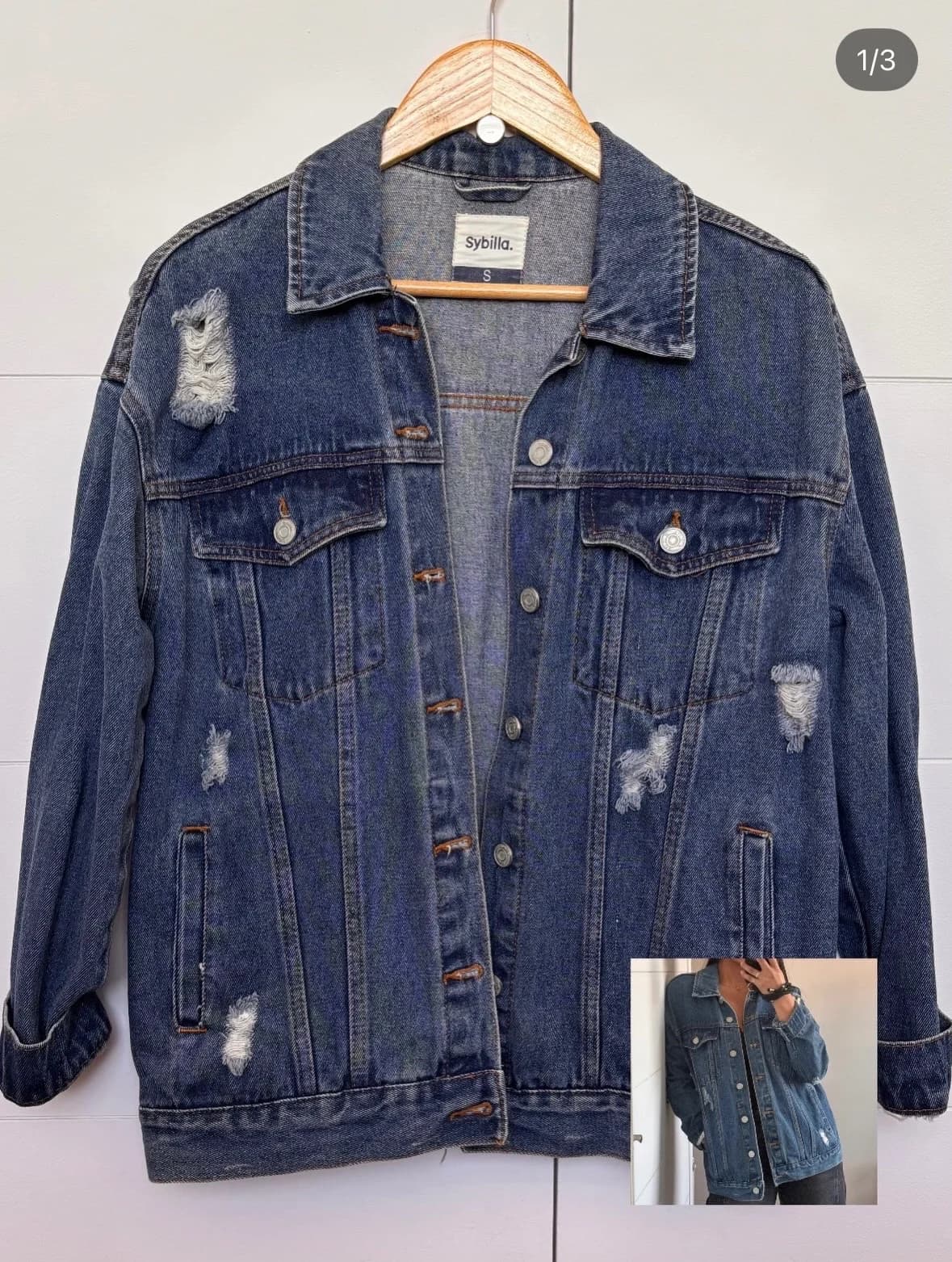 Usado por Claudia Herrera, Chaqueta Sybilla talla S (oversize) , talla S