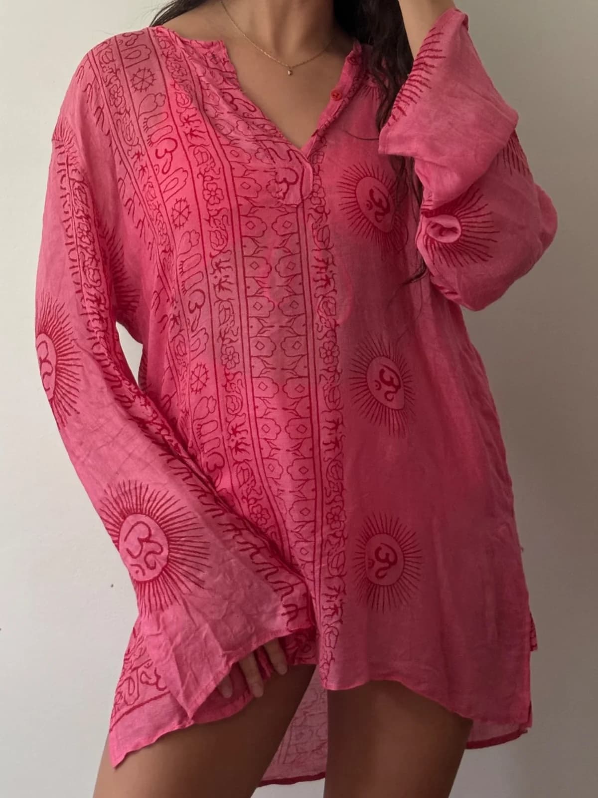 Usado por Valeria Olguín , Blusa Rosa