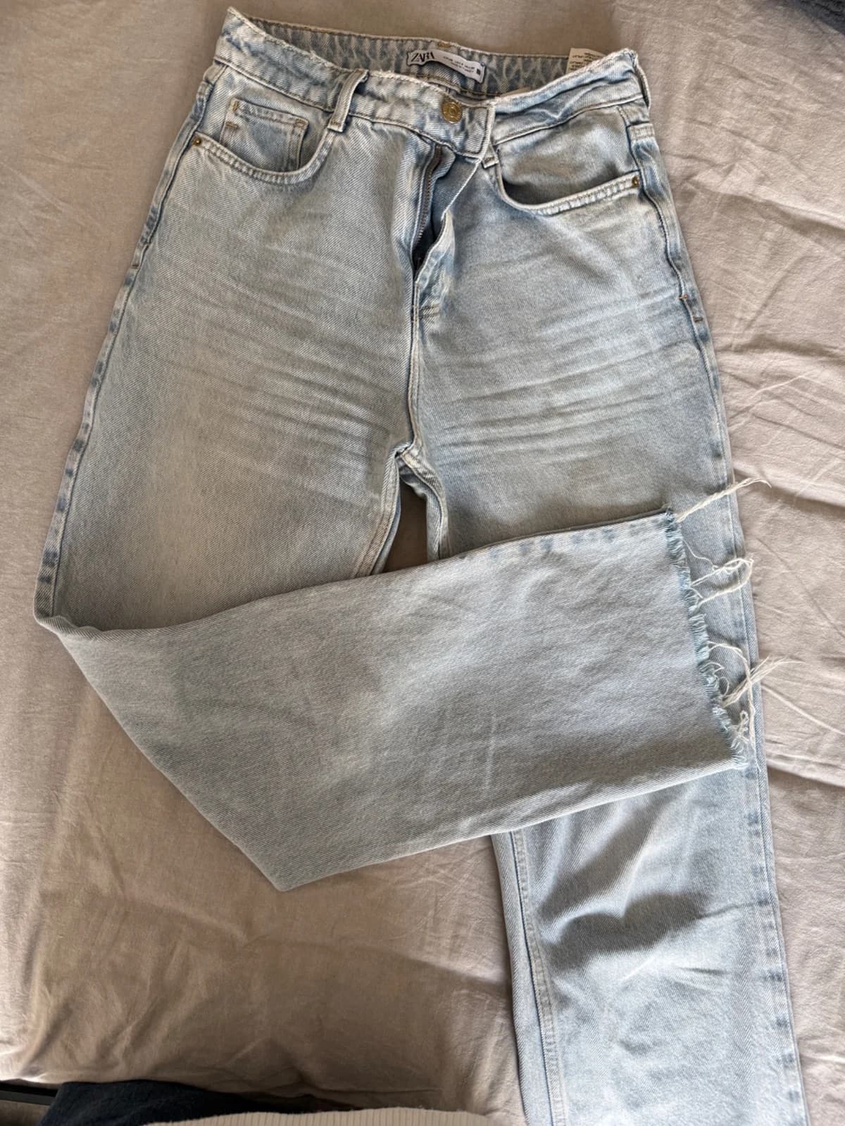 Usado por Sofía Reyes, Jeans Straight, talla 36