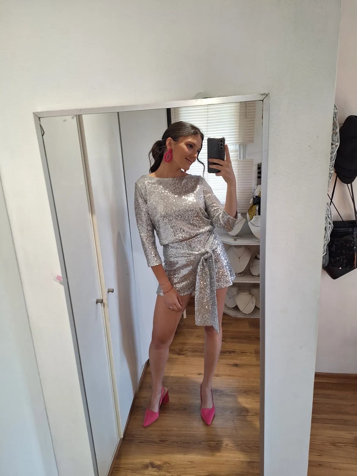 Usado por Isi Schilling, Conjunto lentejuelas, talla S