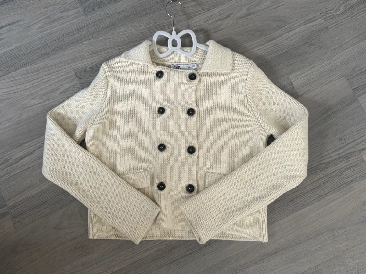 Usado por sofia albornoz , sweater tejido , talla s