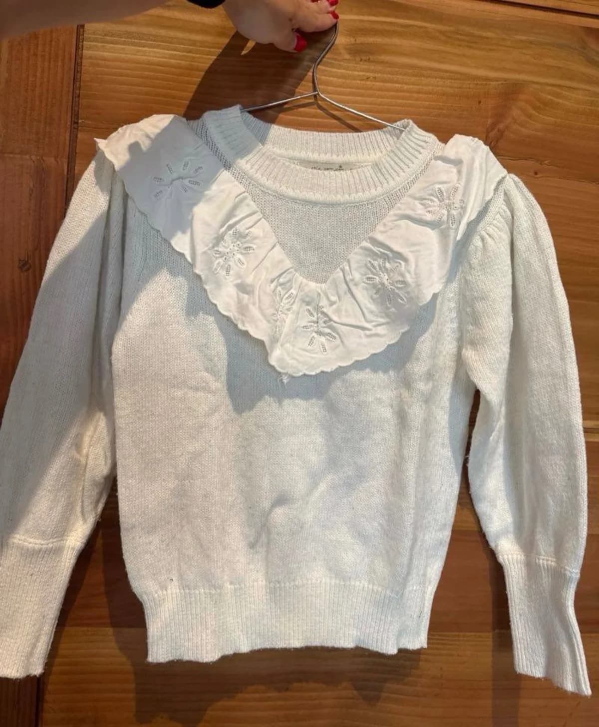 Usado por María de los Ángeles Esveile Molina , Chaleco blanco precioso, talla XS