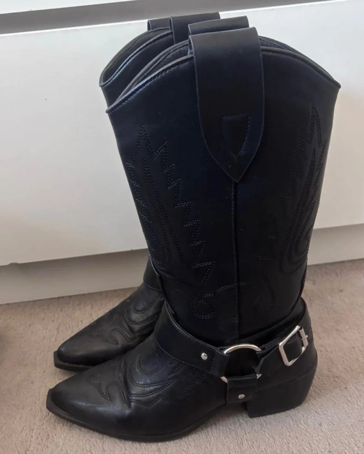 Usado por Cami Irrazábal, Botas Texanas, talla 36