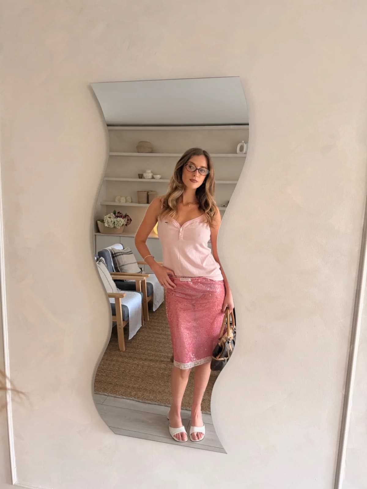 Midi skirt Handover lentejuelas — foto 1