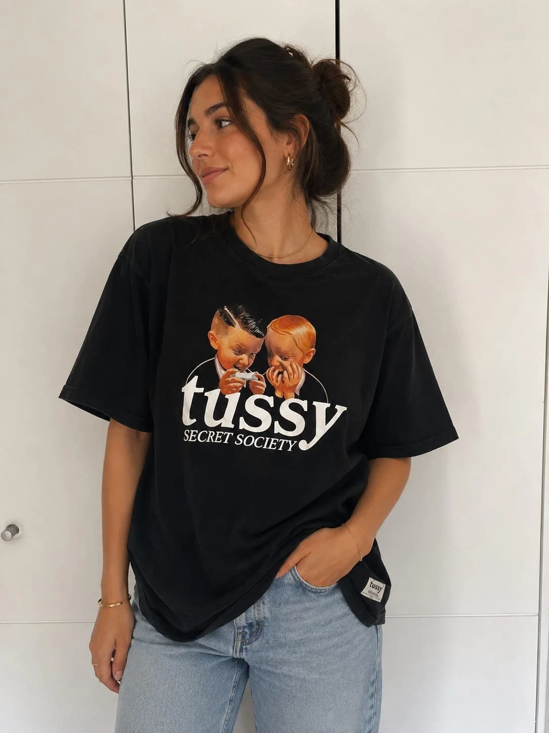 Usado por Sofia Pérez de Tudela, Polera Estampada, talla L