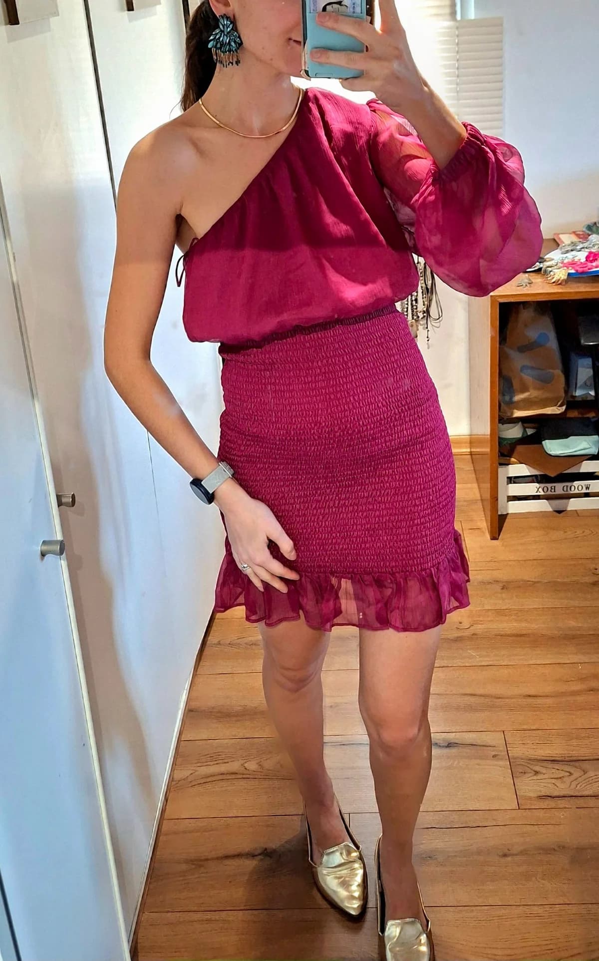 Vestido formal asimétrico — foto 1