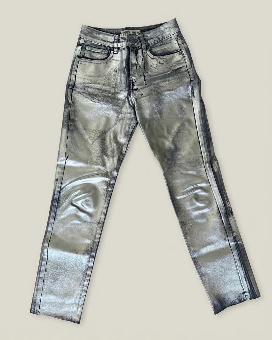 Usado por Closet de Sofía , Jean Plateado Index, talla 34