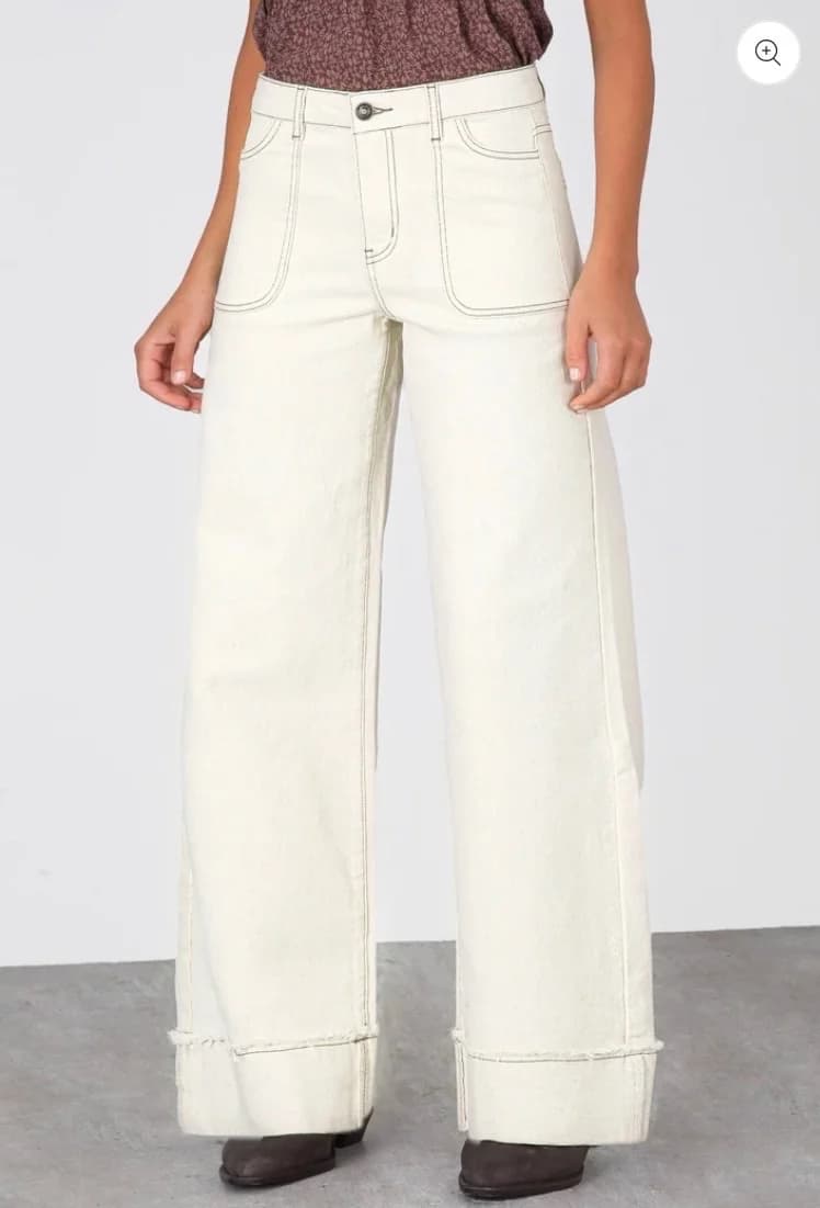 Usado por Andrea Urrutia, Pantalón Wide Leg Raindoor, talla 40