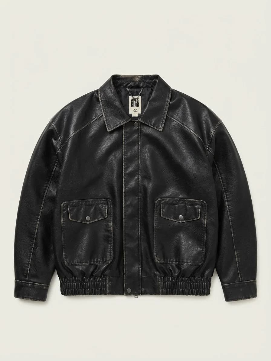 Chaqueta gris desgastada — foto 1