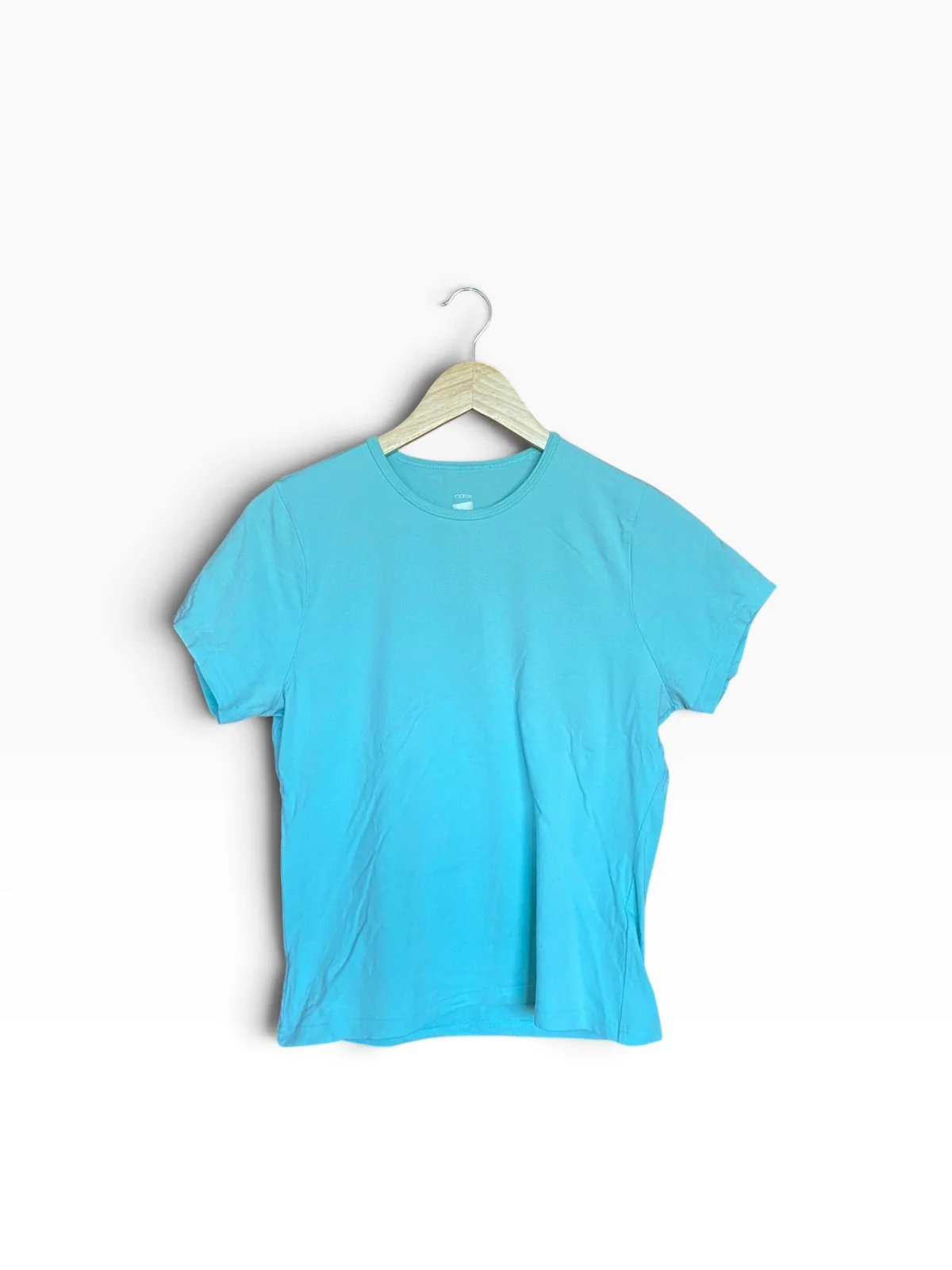 Polera de algodón verde agua — foto 1