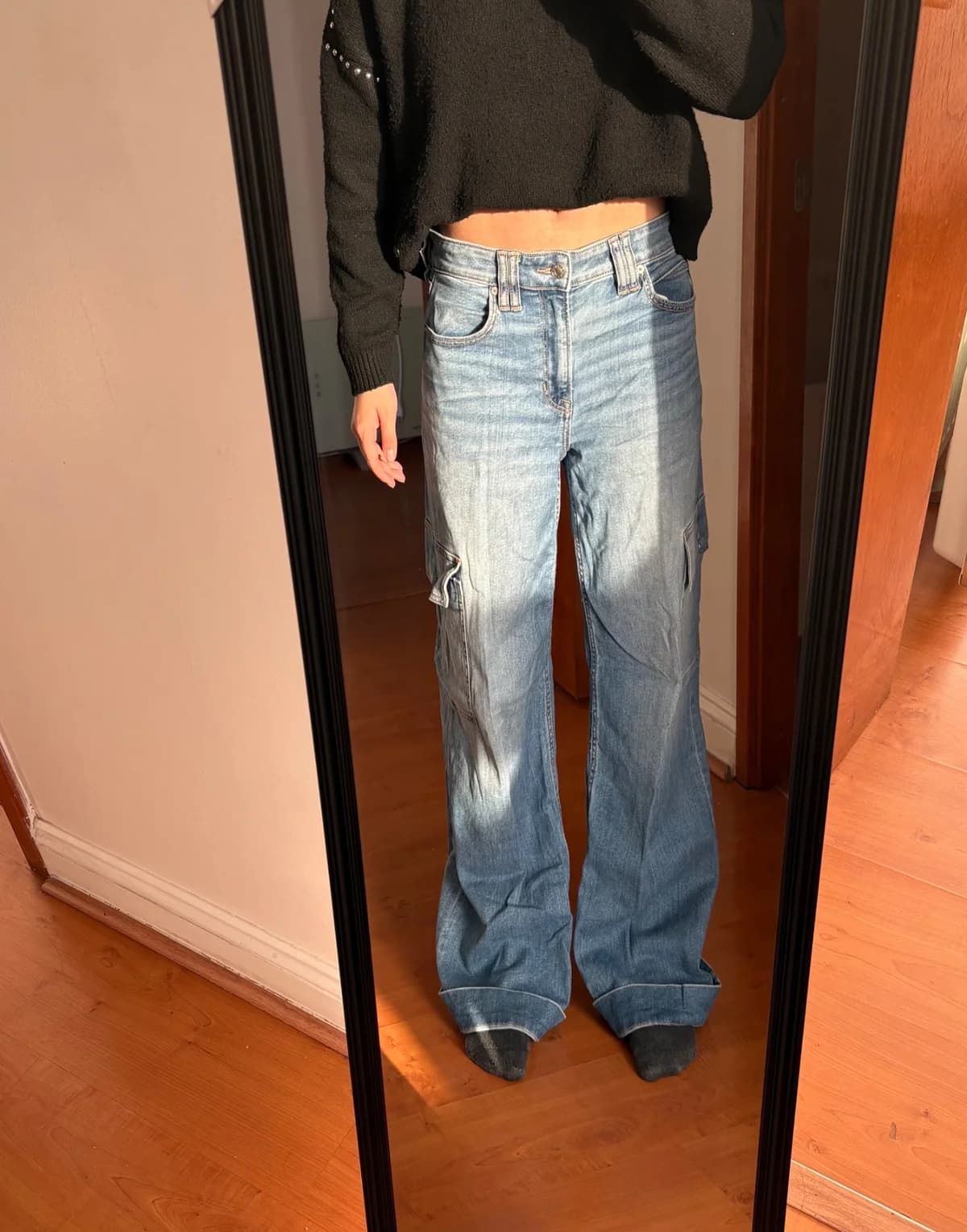 Jeans Wide Leg Stretch