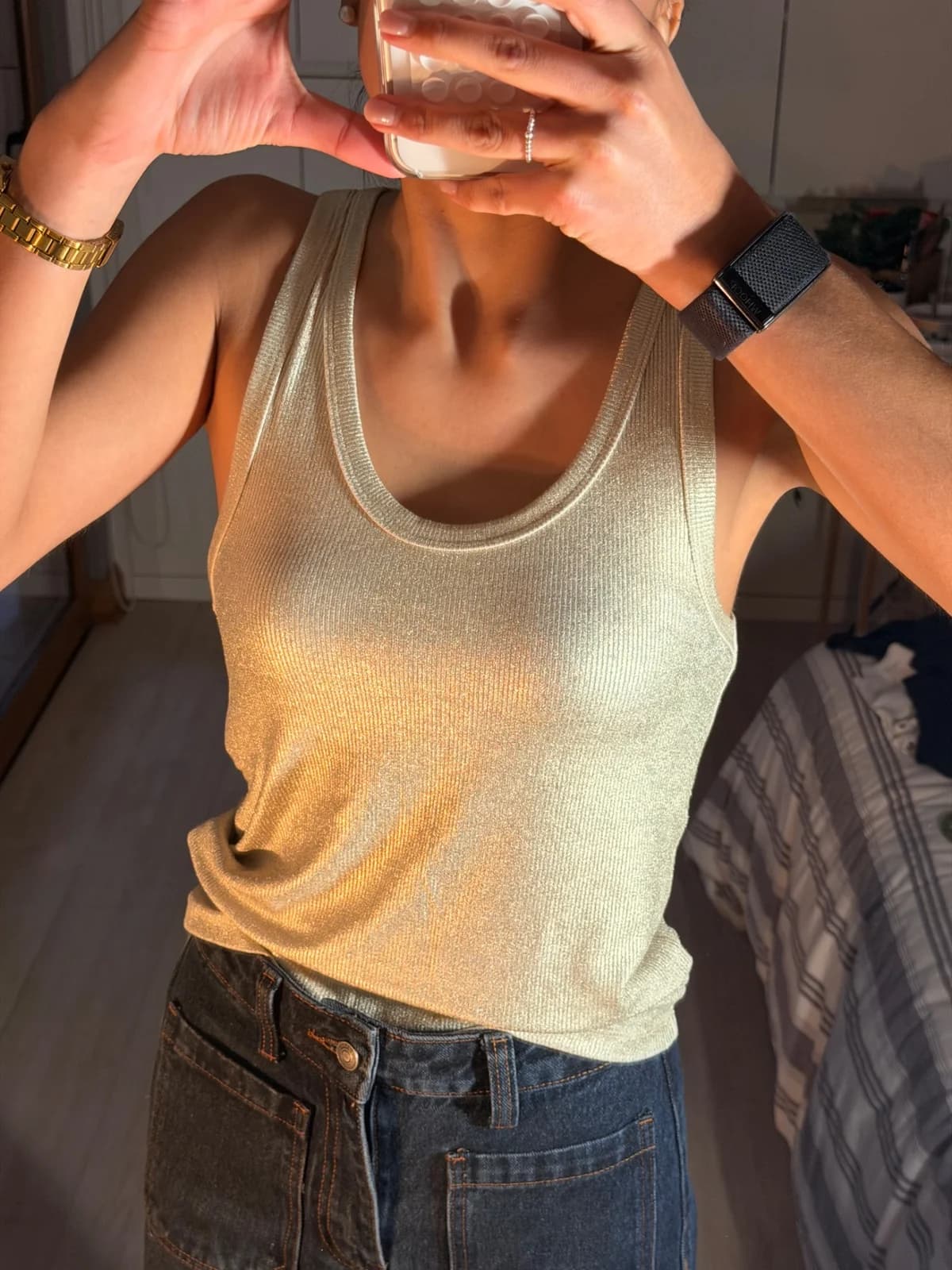 Usado por Sofía Armstrong, Polera Zara , talla S