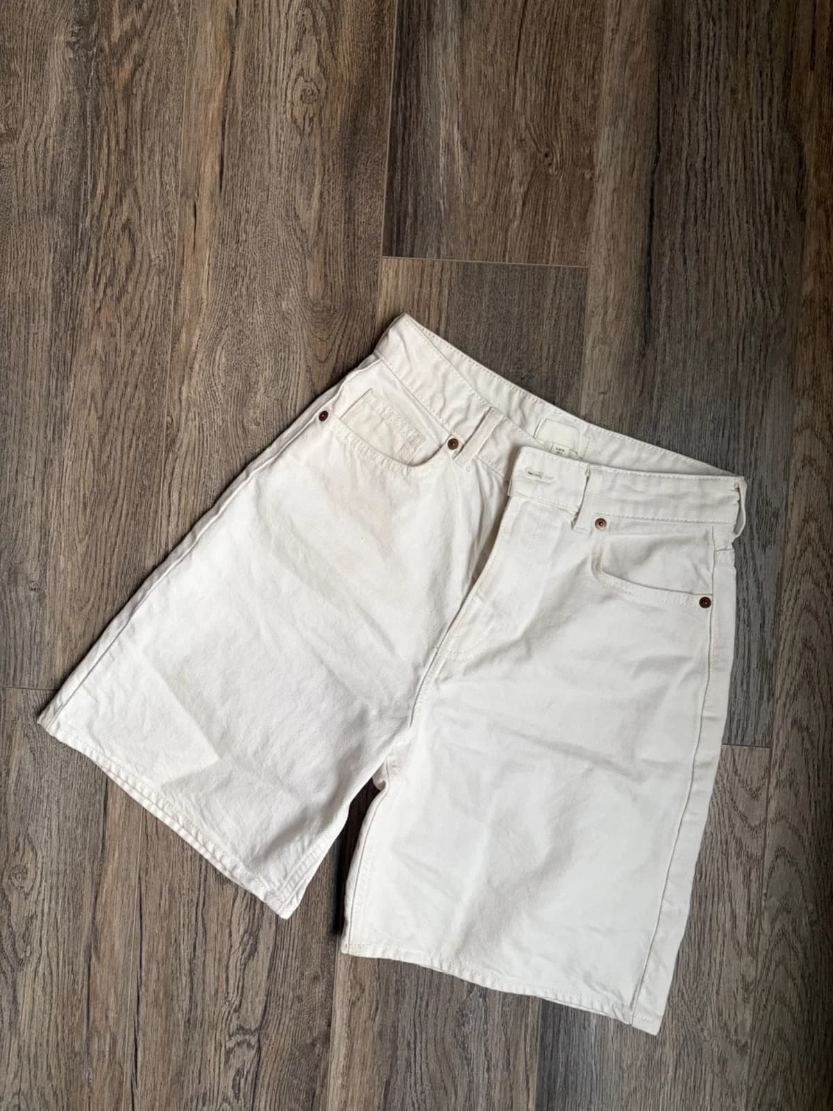 Bermudas blancas jeans — foto 1