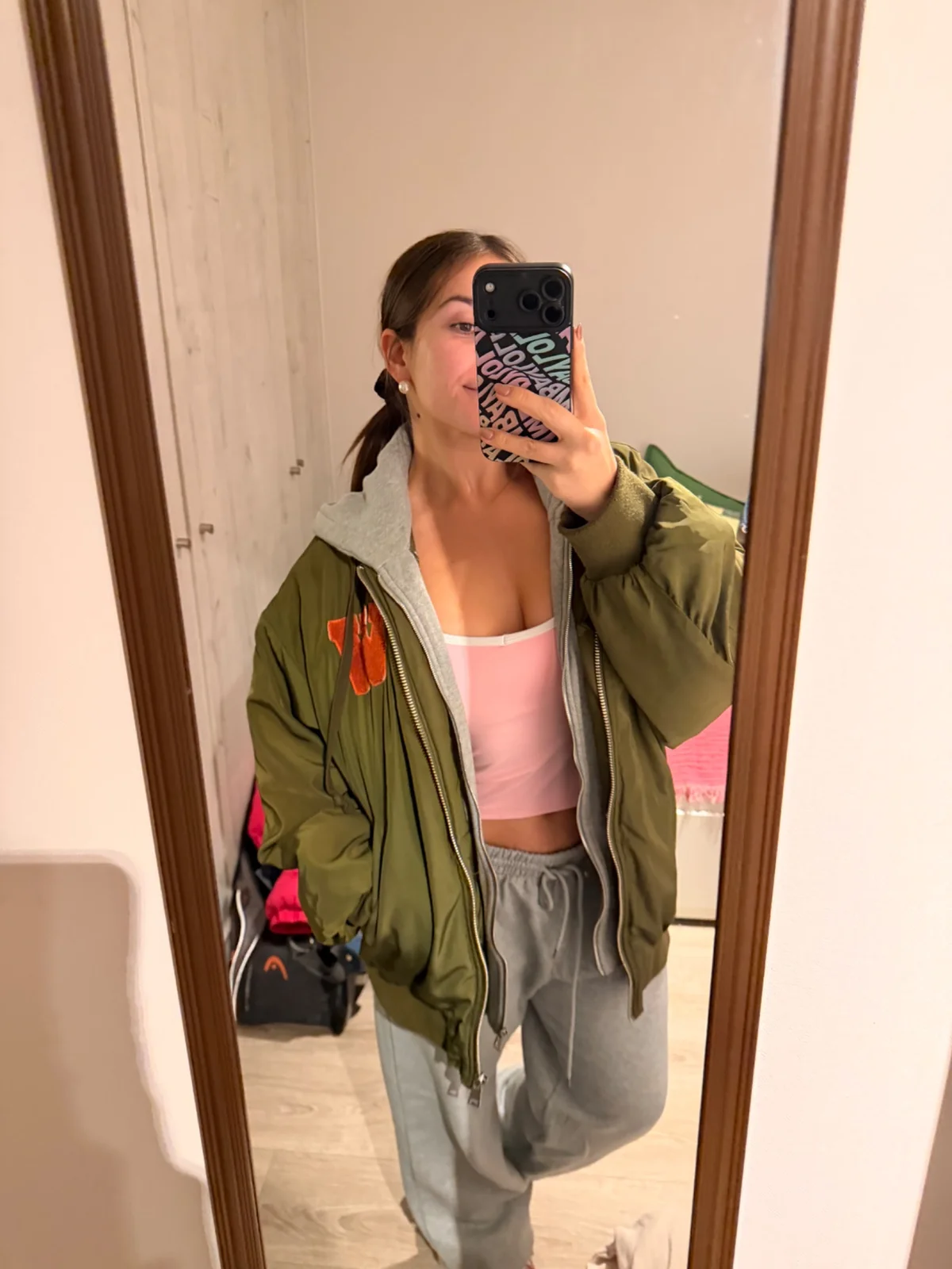 Usado por Dominique Verdugo , Chaqueta STRARAVARIUS , talla L