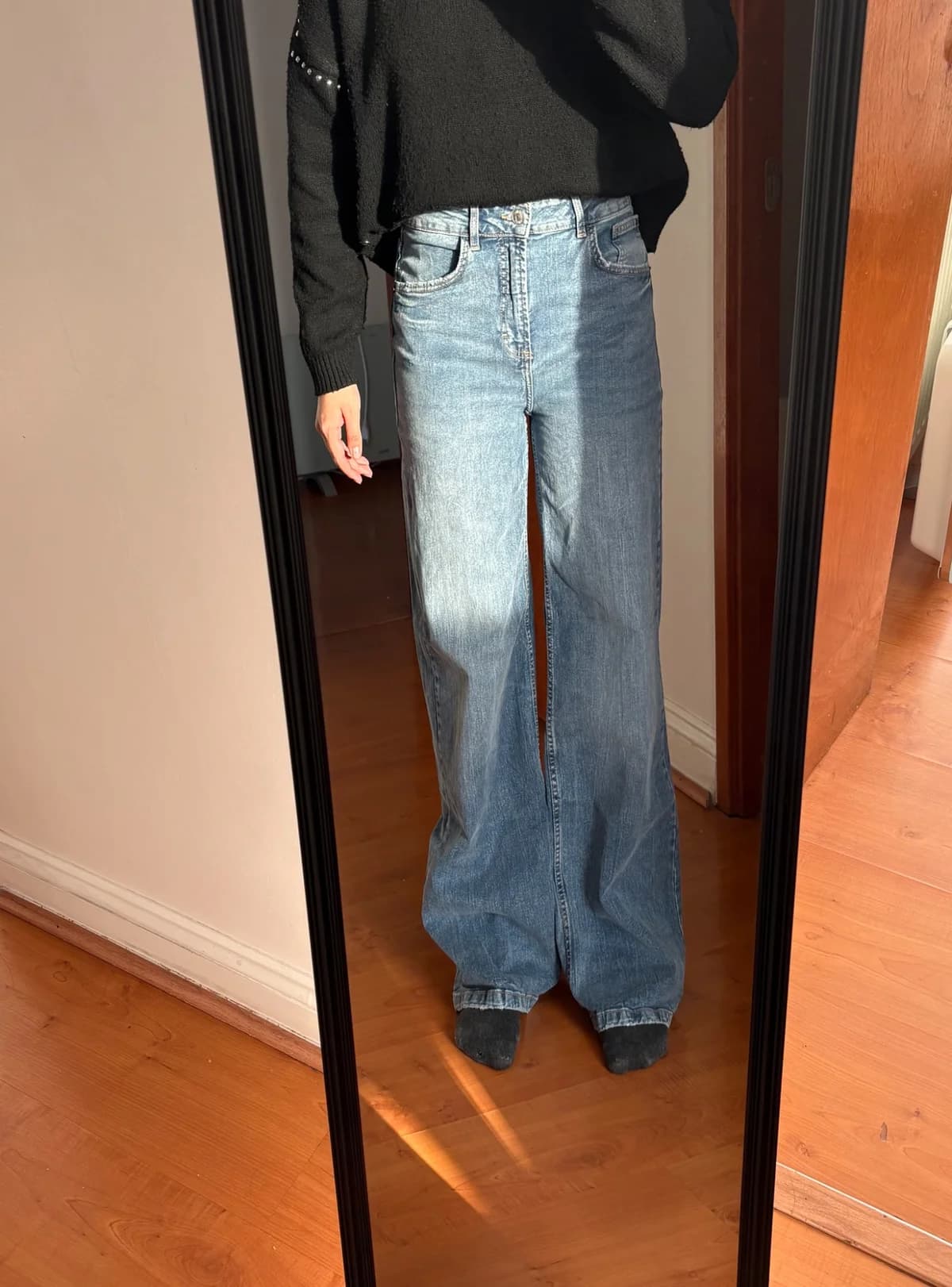 Jeans Wide Leg Stretch