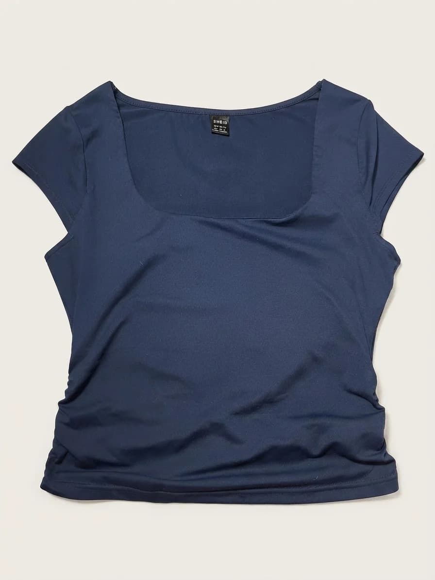 Usado por amanda l, Top Azul Marino, talla M