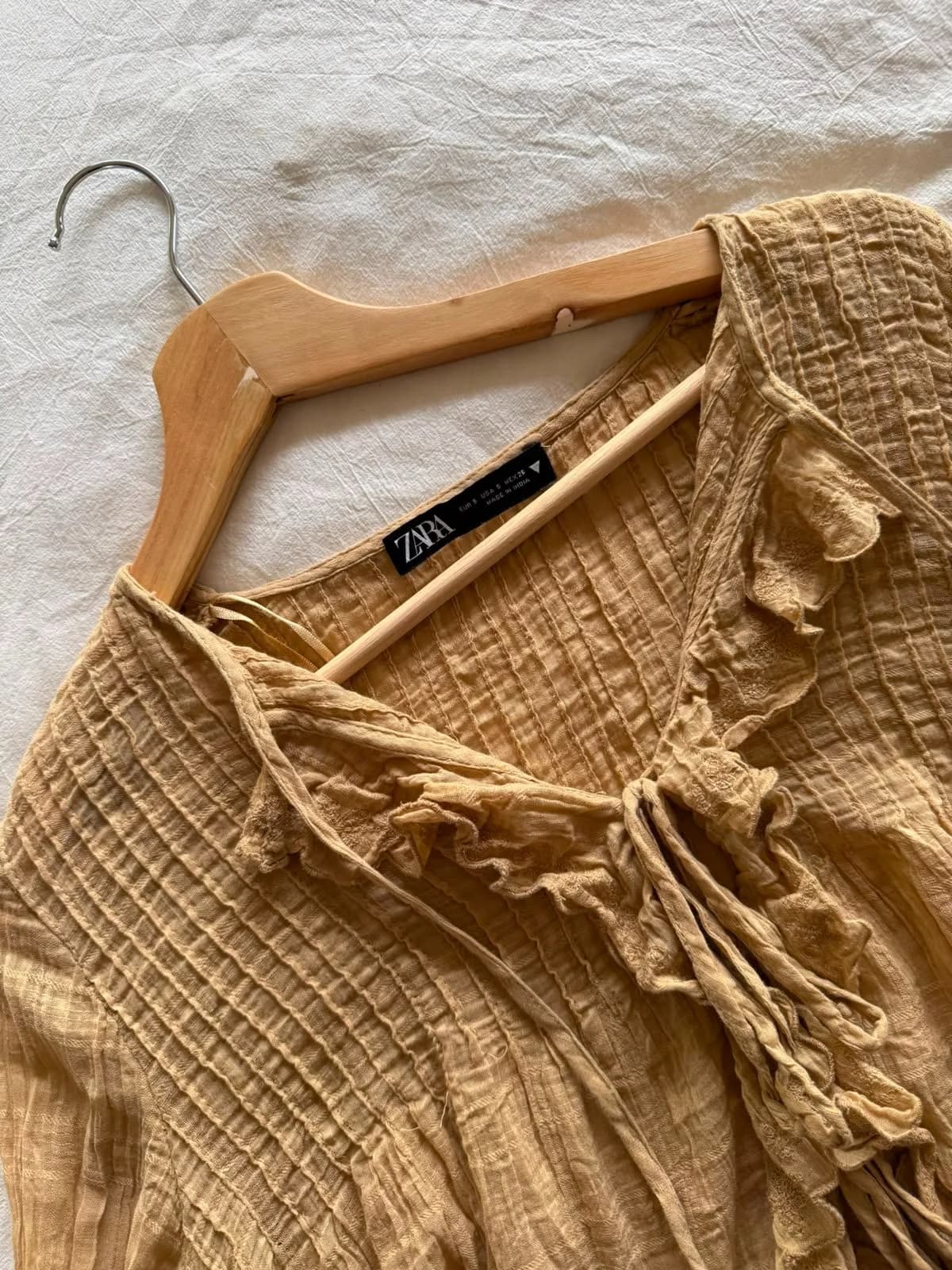 Usado por Paula Aravena, Blusa Zara veraniega , talla S