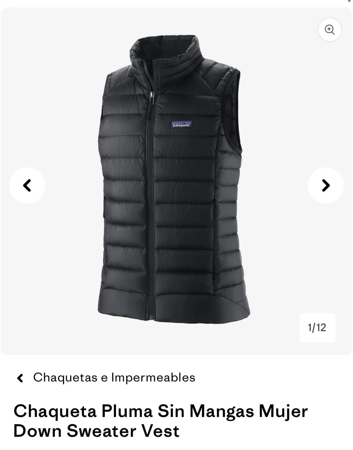 Chaqueta Pluma Sin Mangas Mujer Down Sweater Vest — foto 1