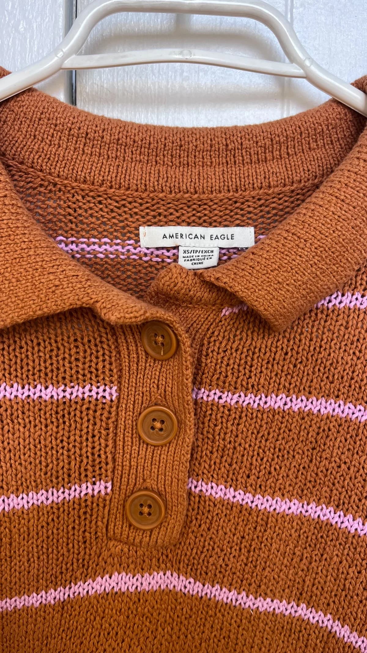 Usado por Valentina Morales Kuhnow, Chaleco American Eagle , talla XS