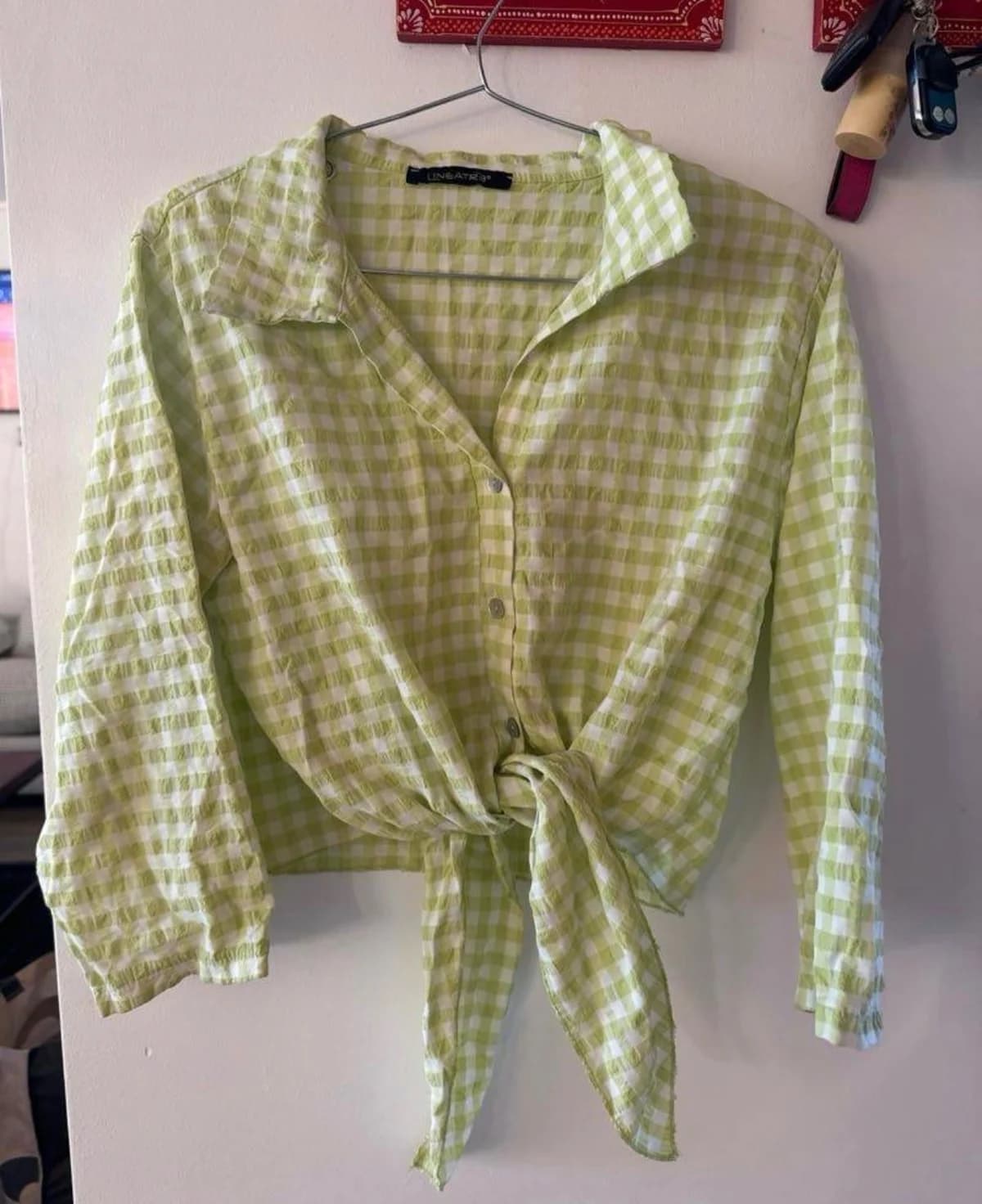 Top verde lineatre nuevo — foto 1