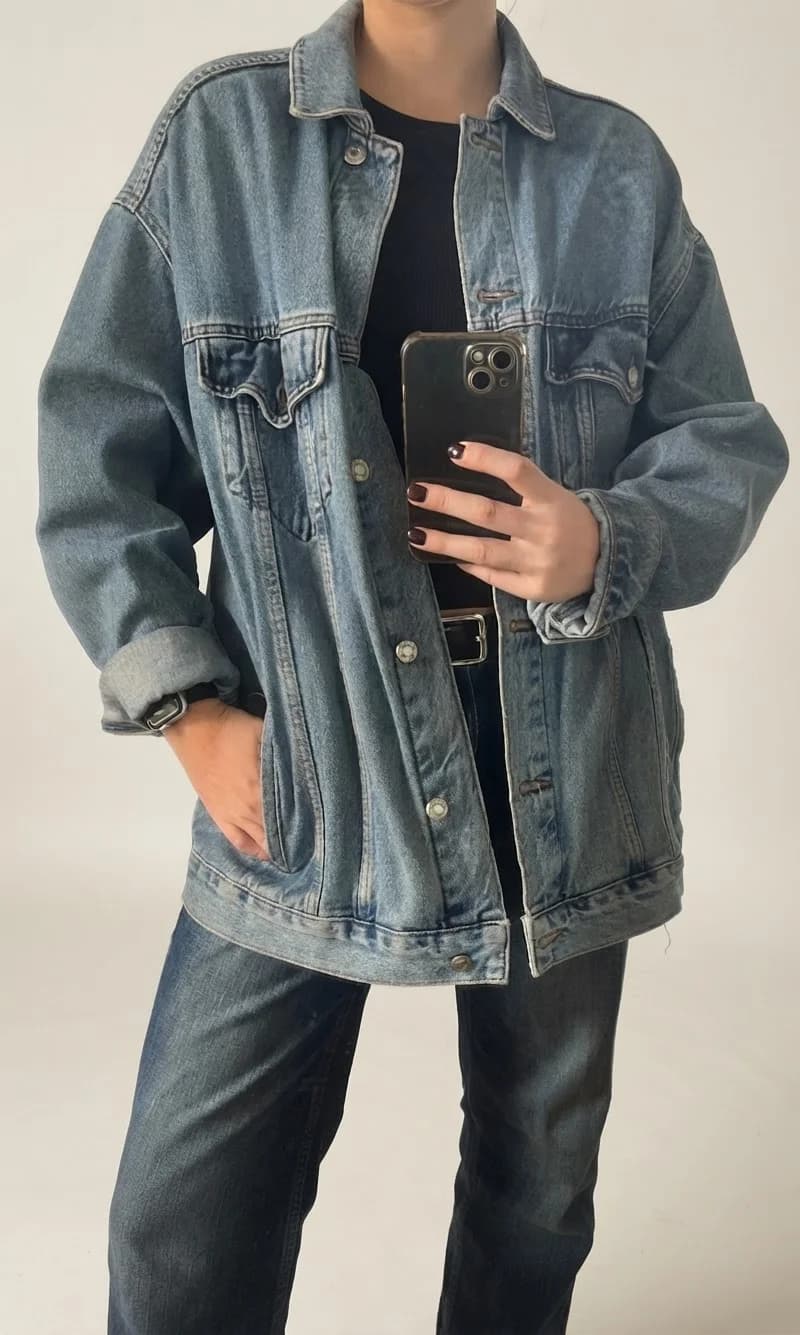 Chaqueta de jeans oversize — foto 1