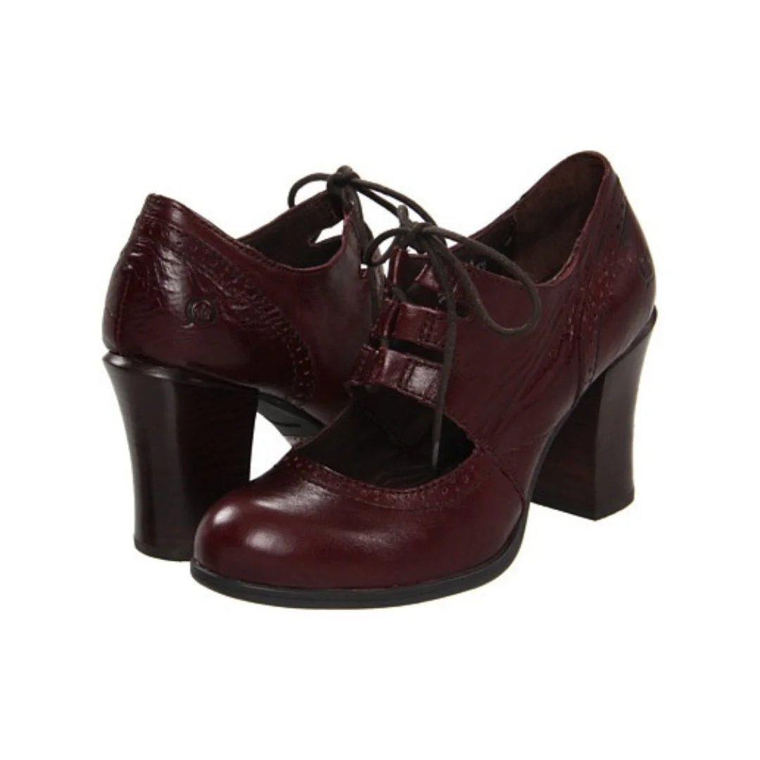 Zapatos color borgoña — foto 1