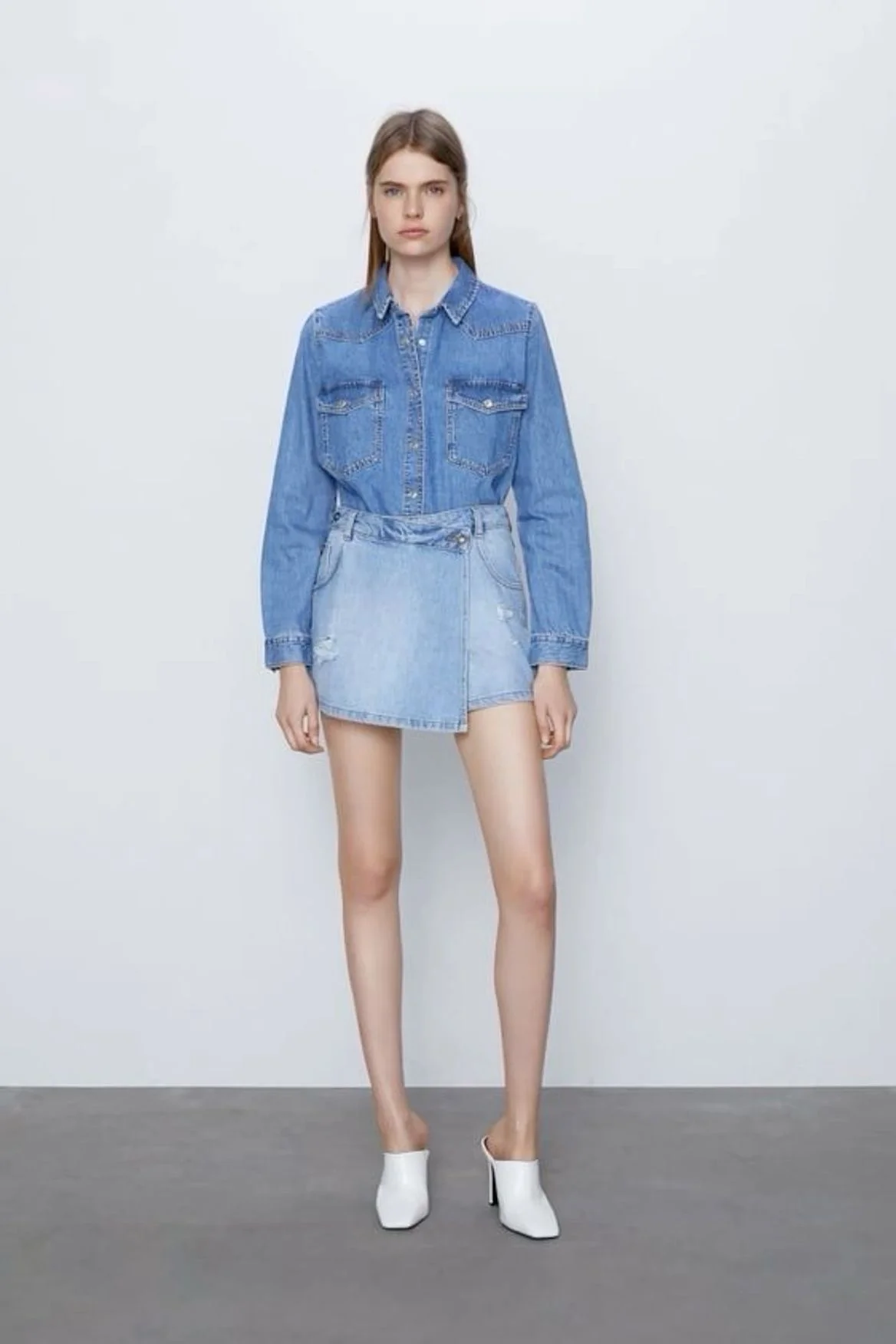 Usado por Elisa Escobar, Falda-short, talla S