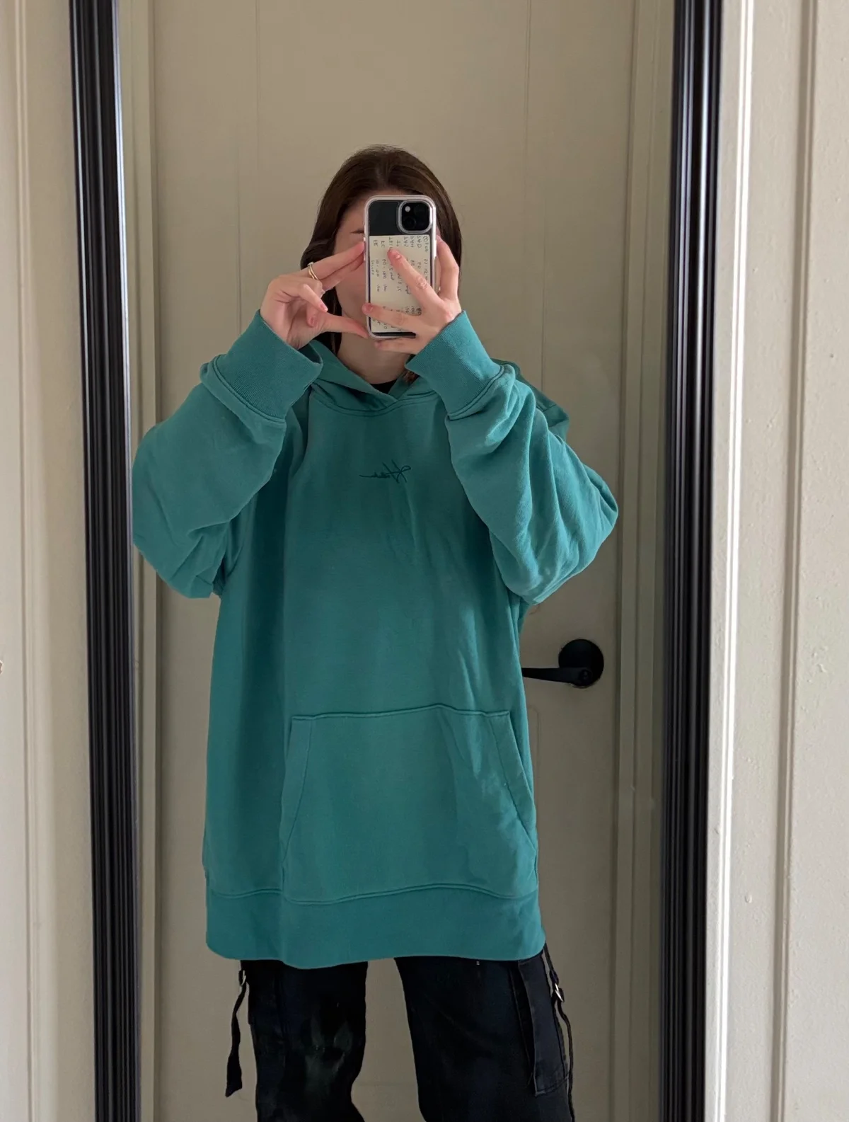 Usado por Andrea Singh, Polerón Hollister, talla XXL