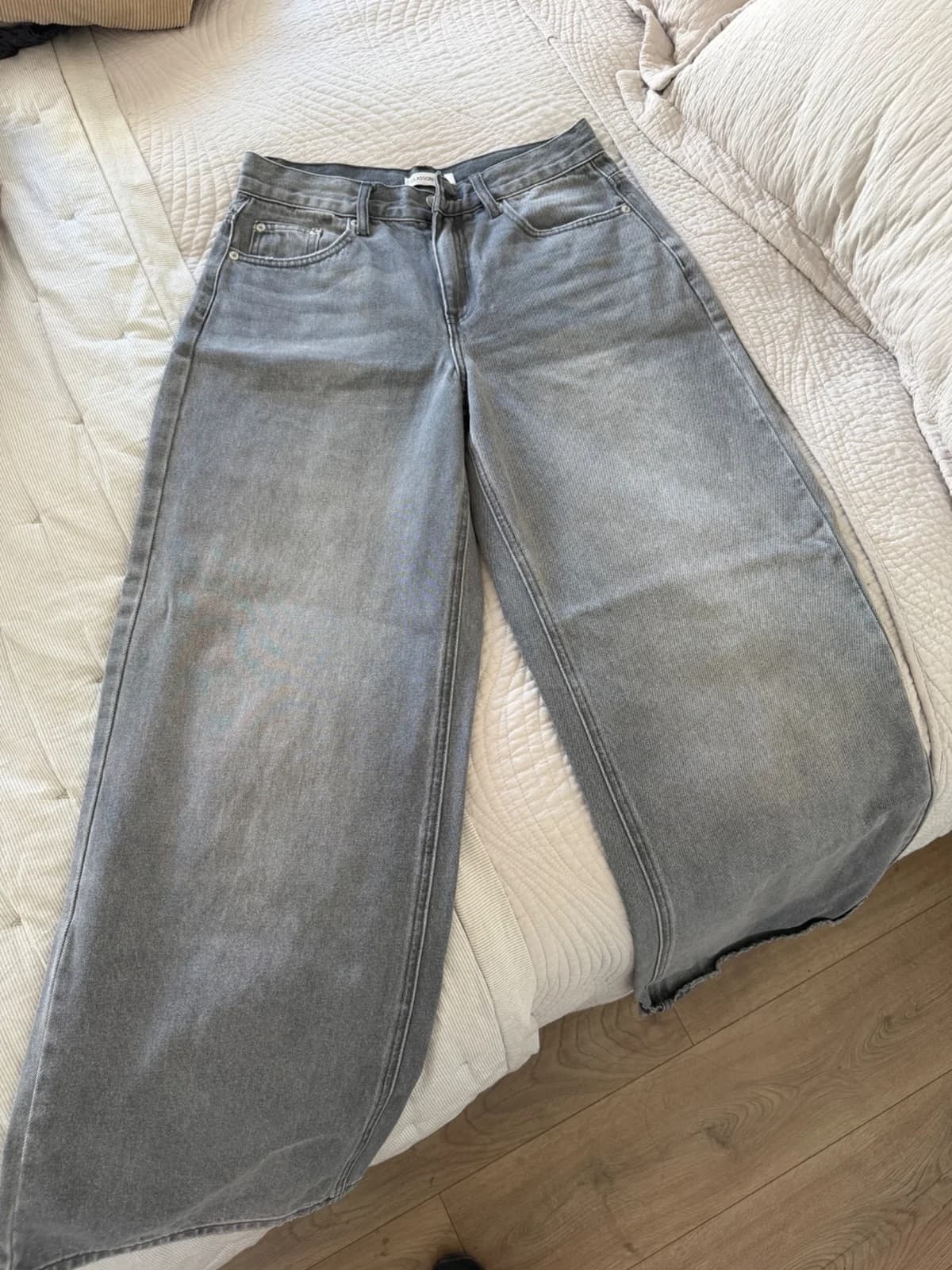 Usado por Paula Pinto, Jeans baggy, talla 38